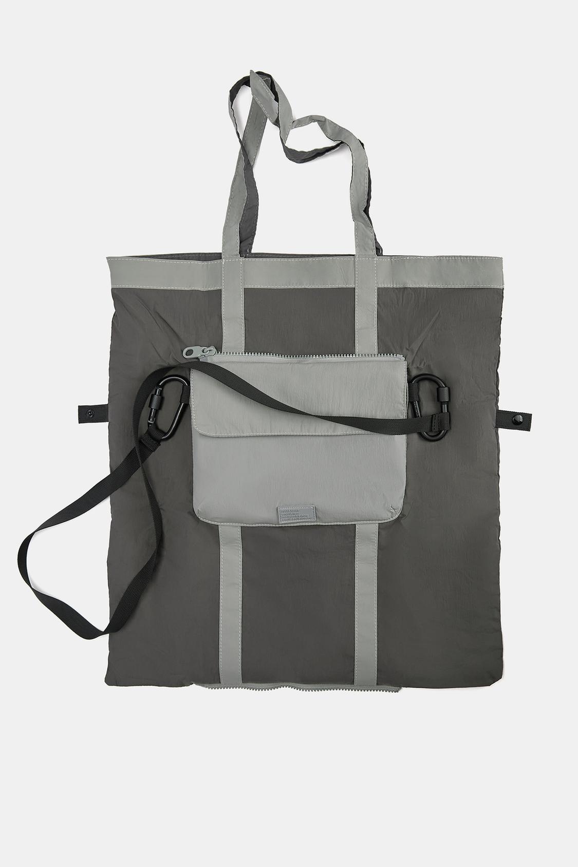 Convertible nylon messenger bag - pull&bear 