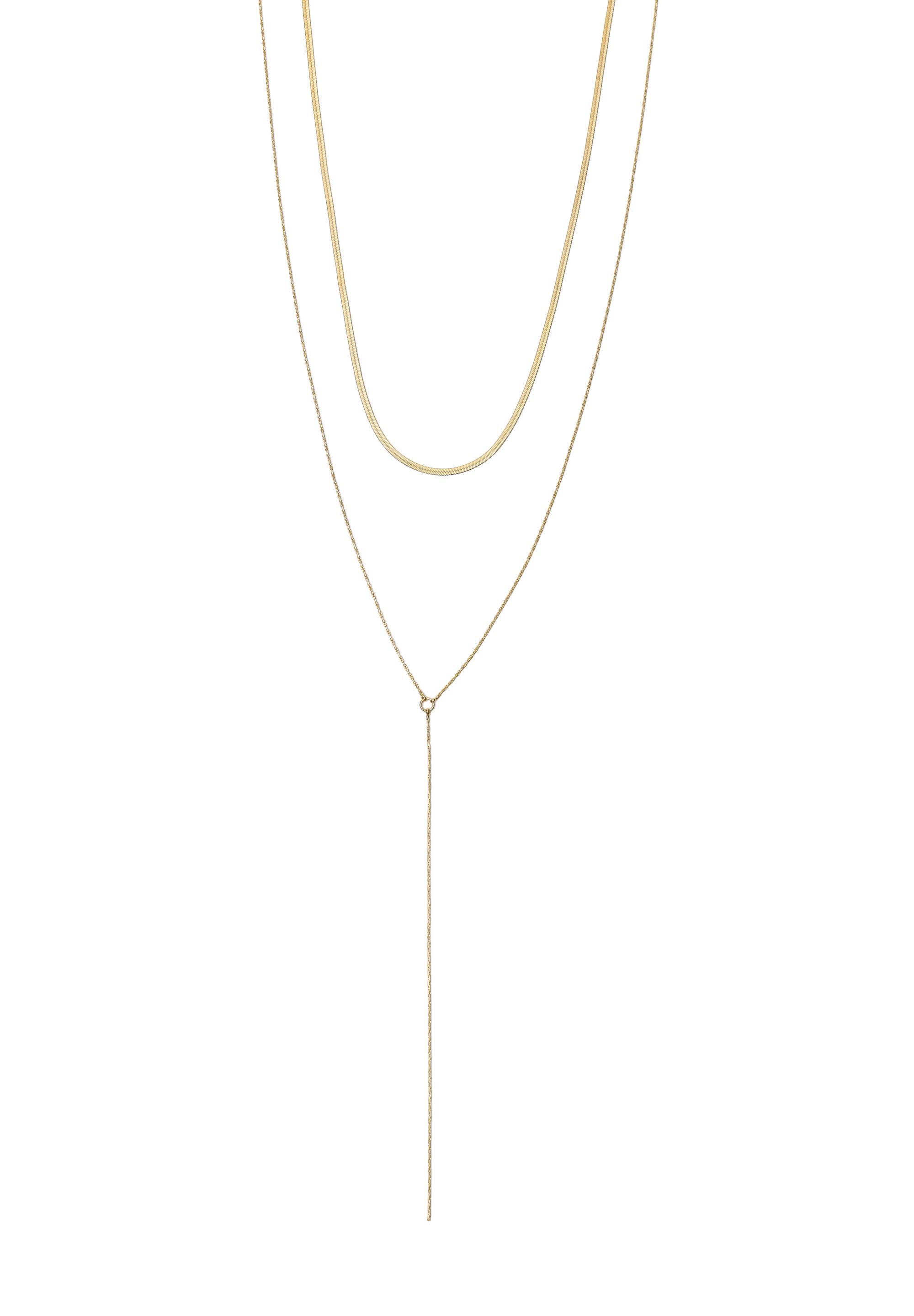Pack of lariat necklaces — Gold