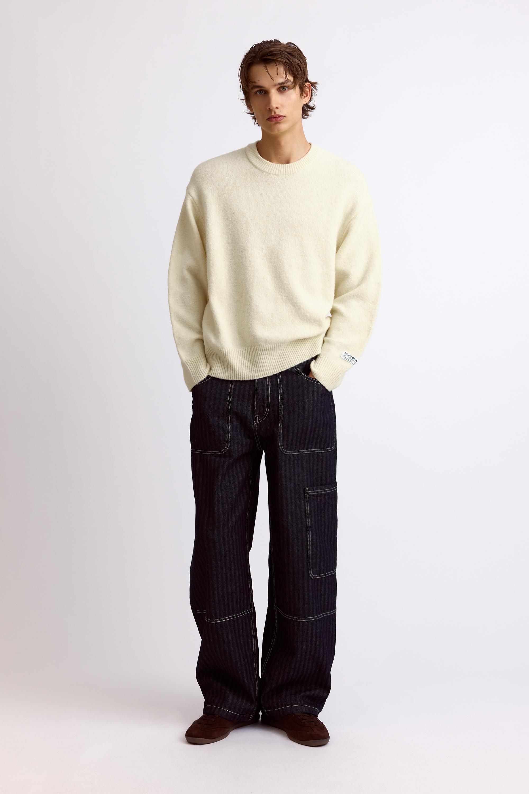Pull&Bear Bisiklet yaka kazak görsel 3