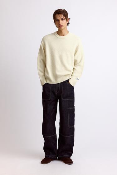 Round neck jumper — Yellow 5