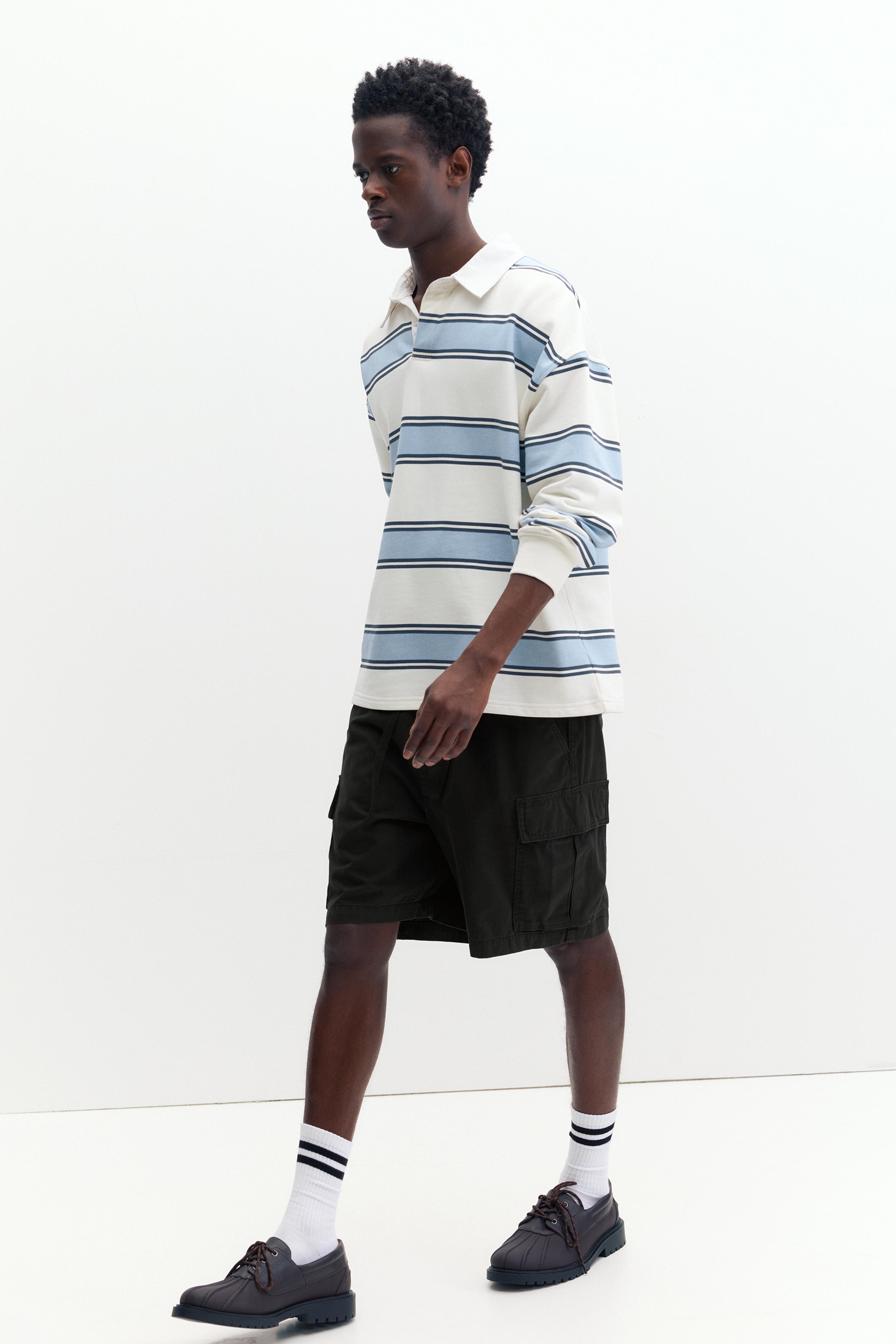 Cargo Bermuda shorts — Black