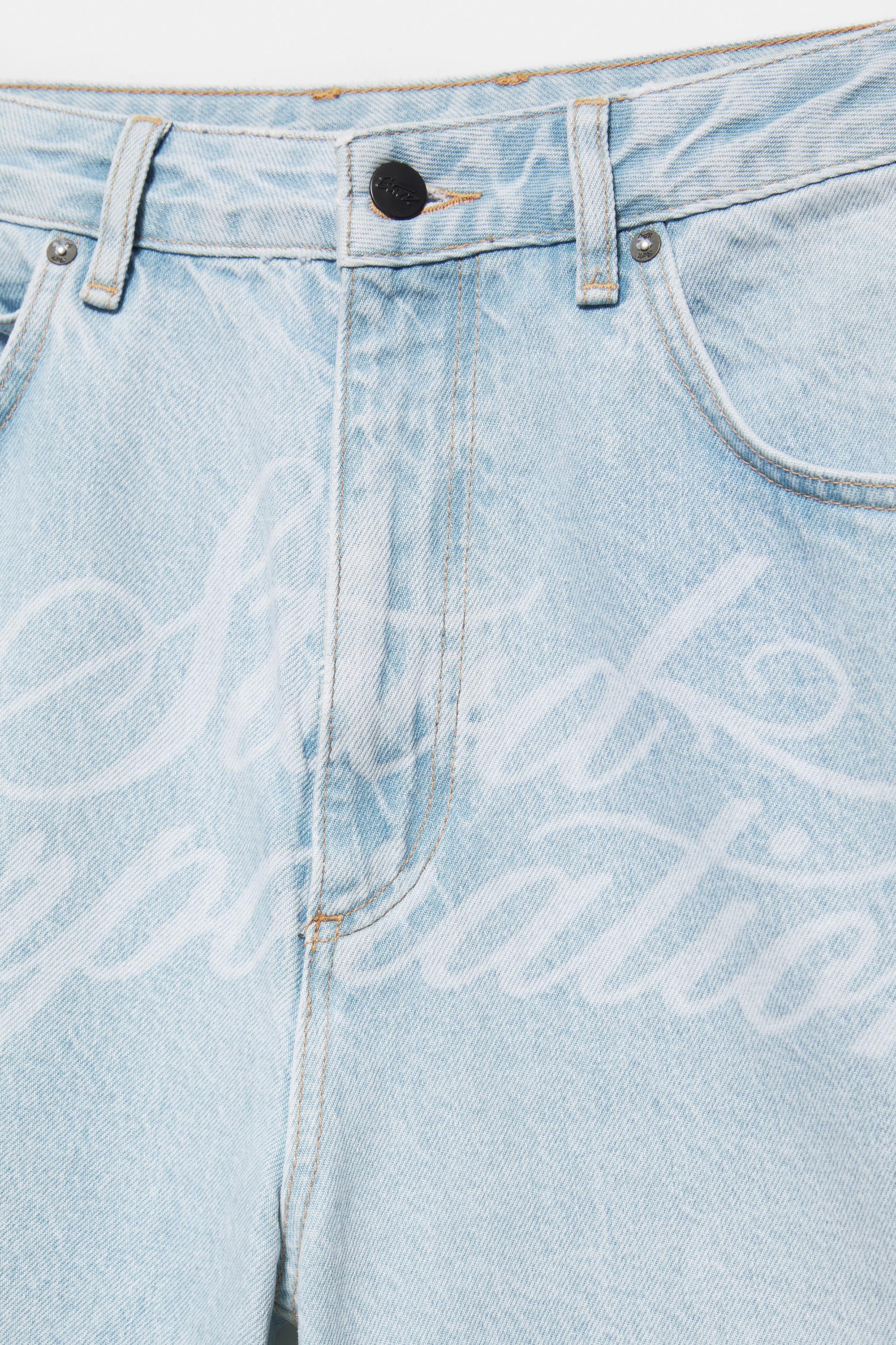 STWD Corporation graphic jorts — Pale blue