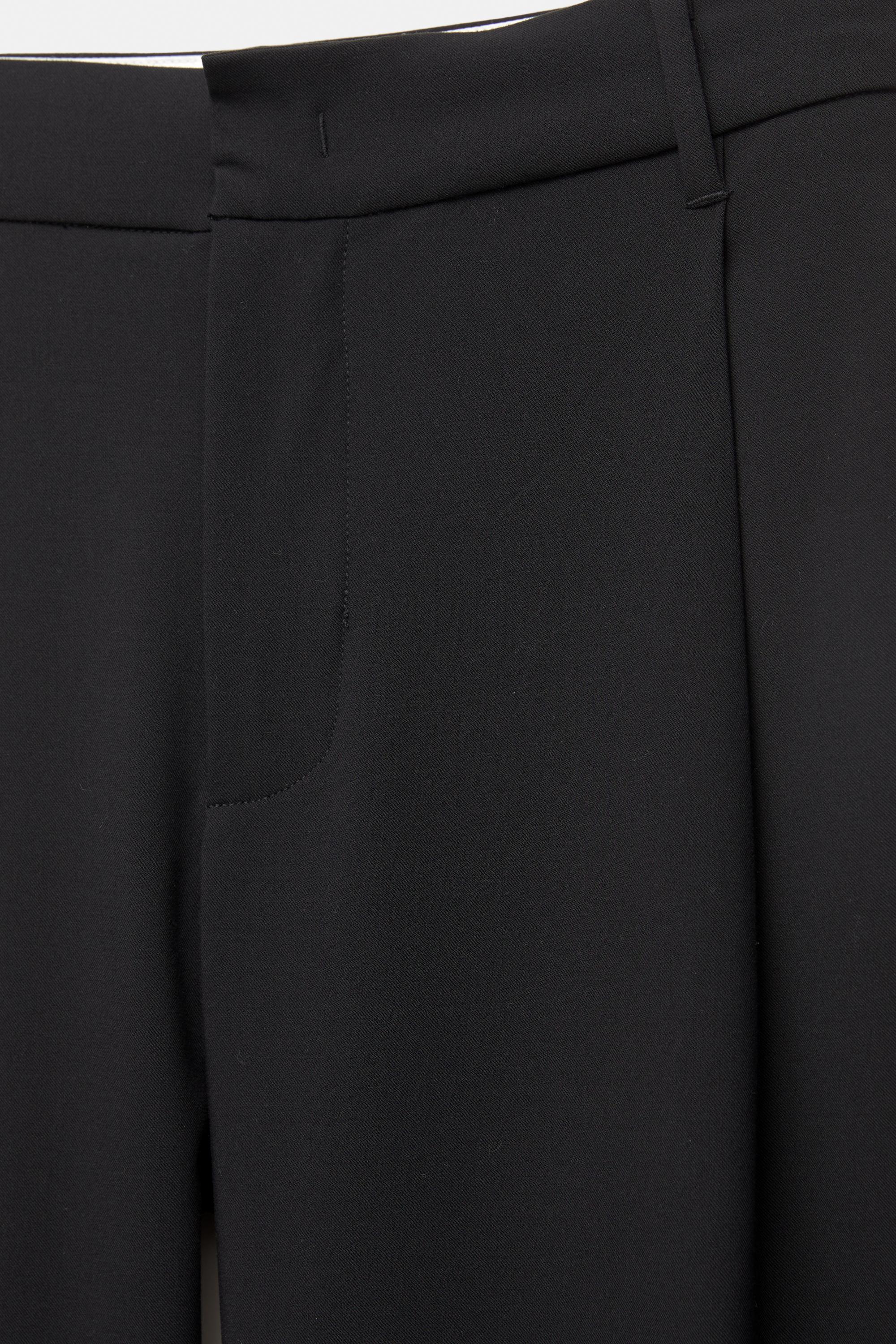 Darted smart trousers — Black