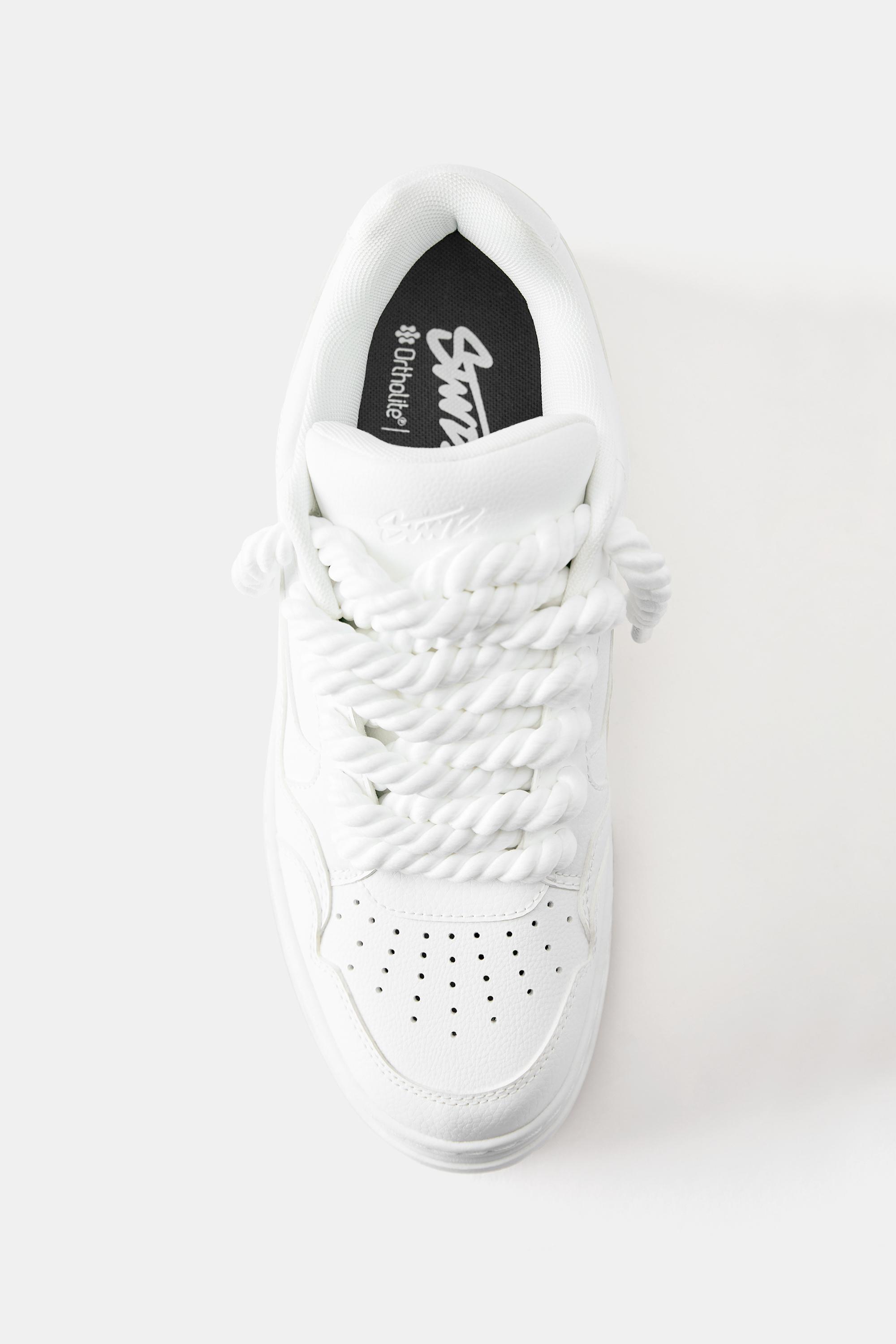 STWD lace-up trainers — White