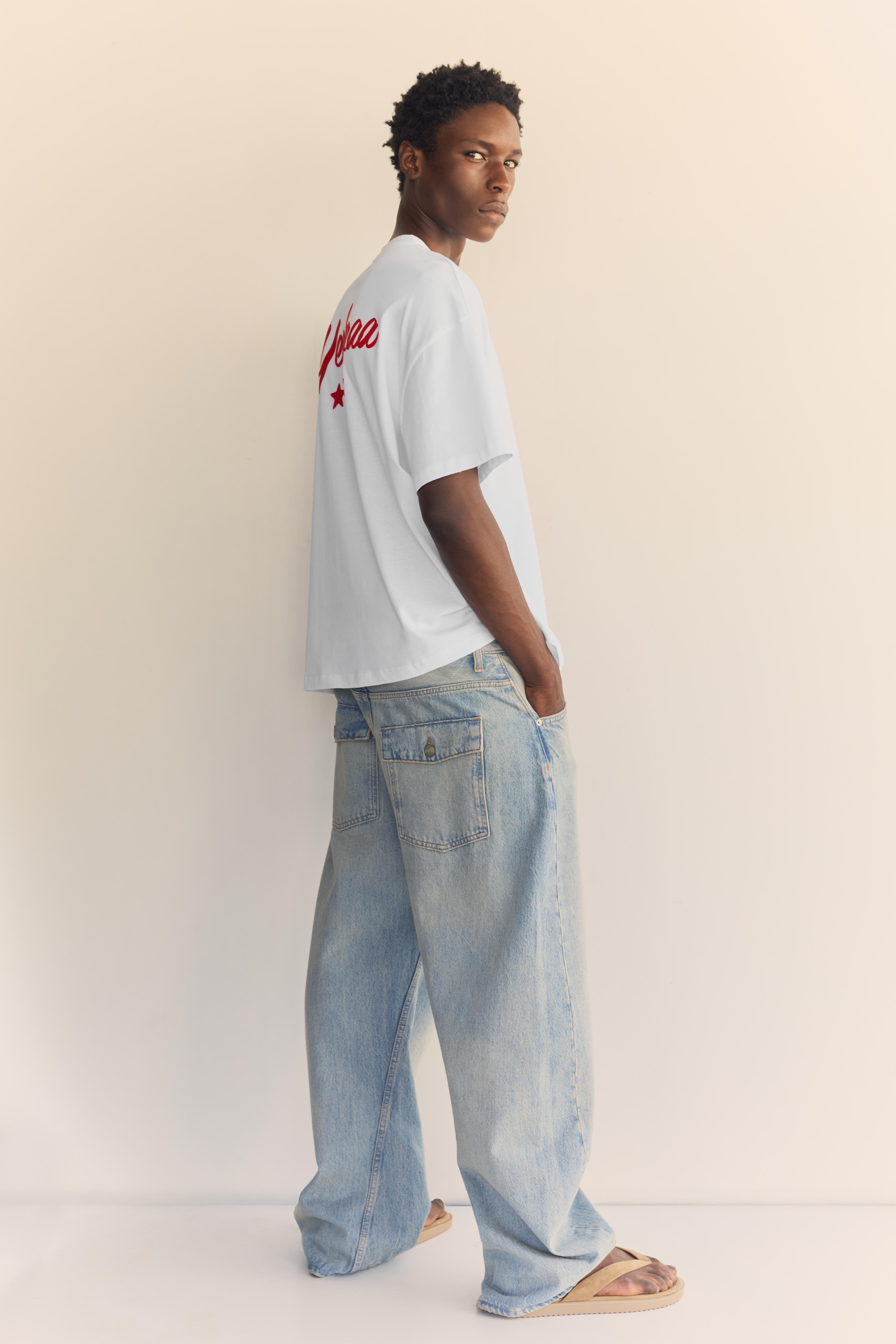 Cowboy graphic T-shirt — Off white
