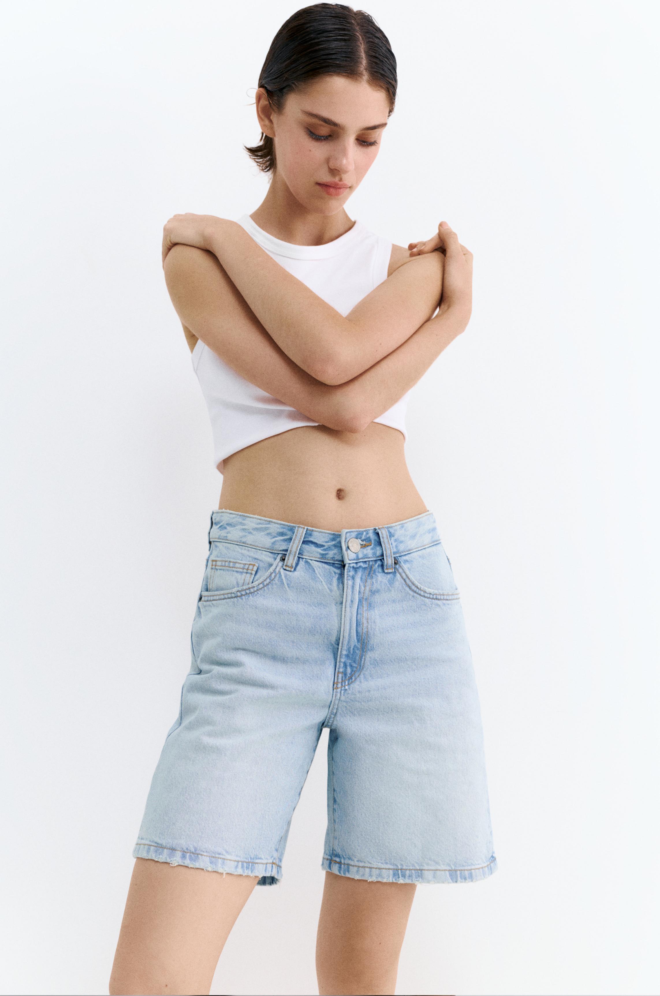 Denim bermuda - Görsel 45