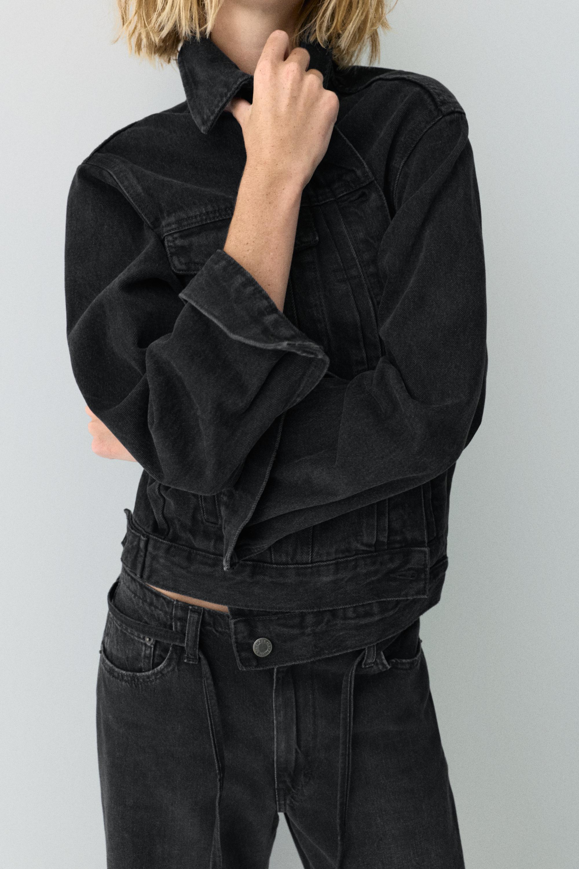 Denim jacket — Black