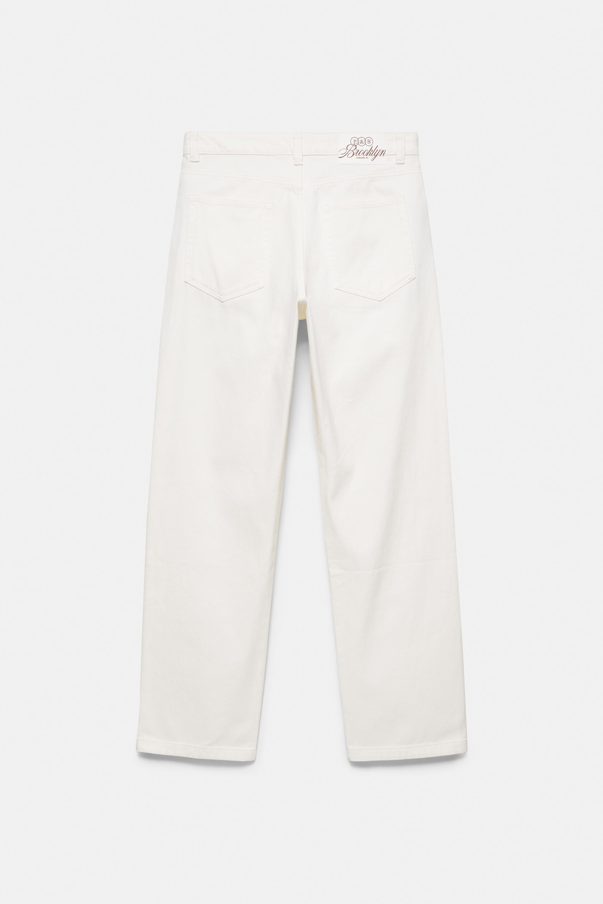 Straight-leg trousers — Tan