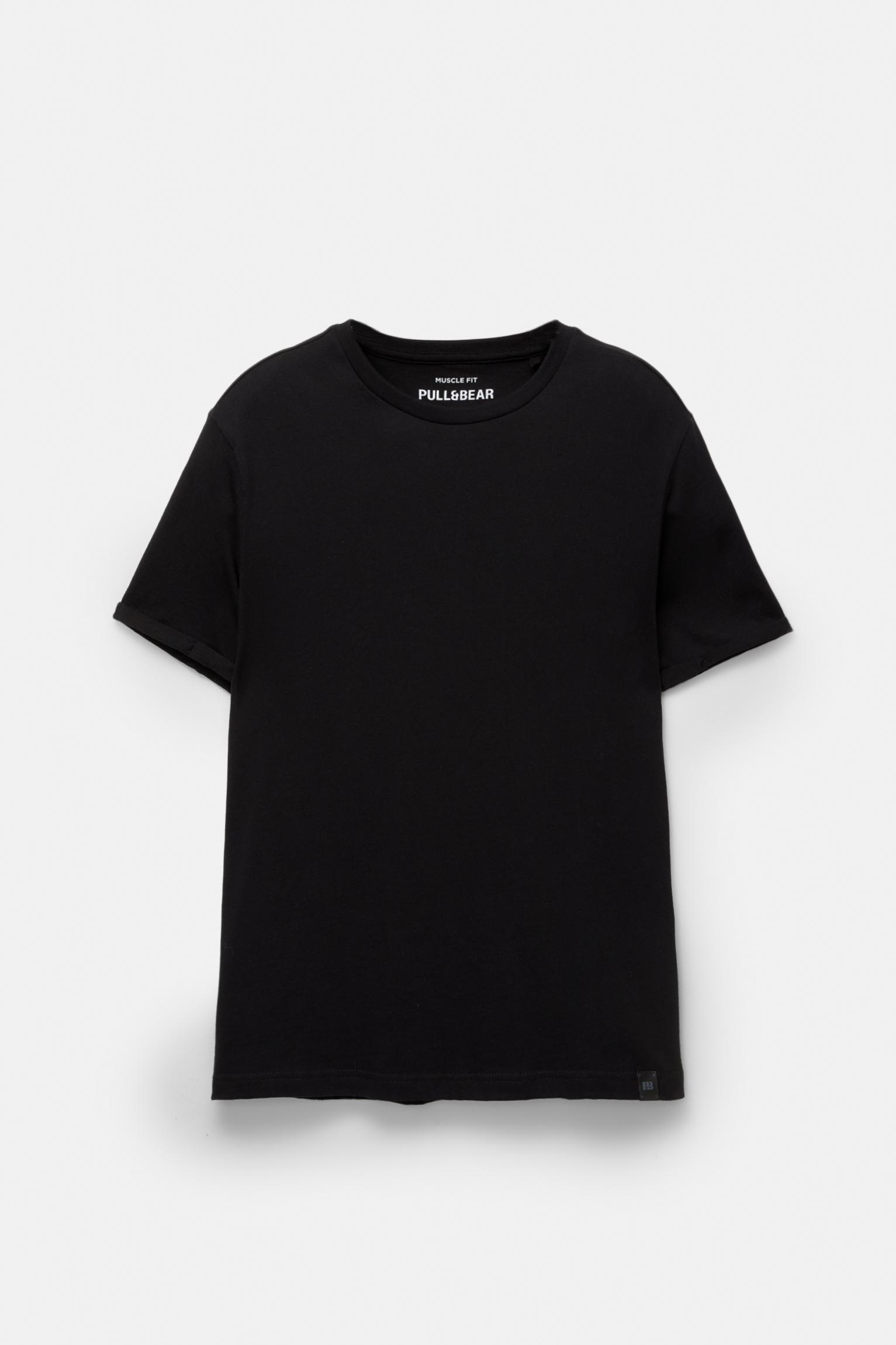 Muscle fit T-shirt — Black