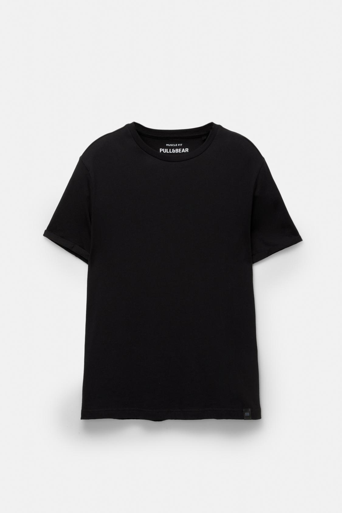 Camiseta Básica Camisas Blancas Pull And Bear Camiseta Básica