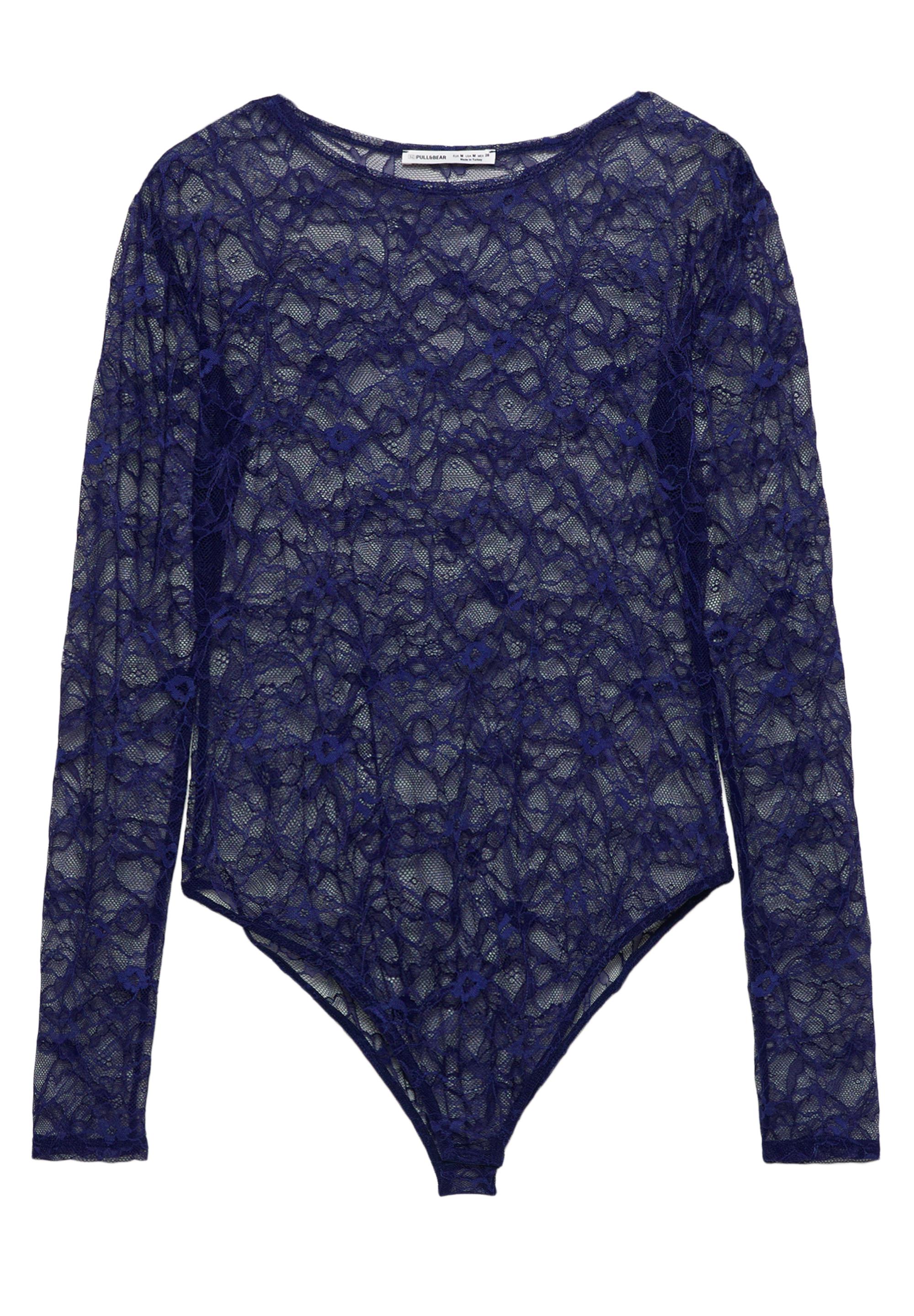 Dantelli uzun kollu body