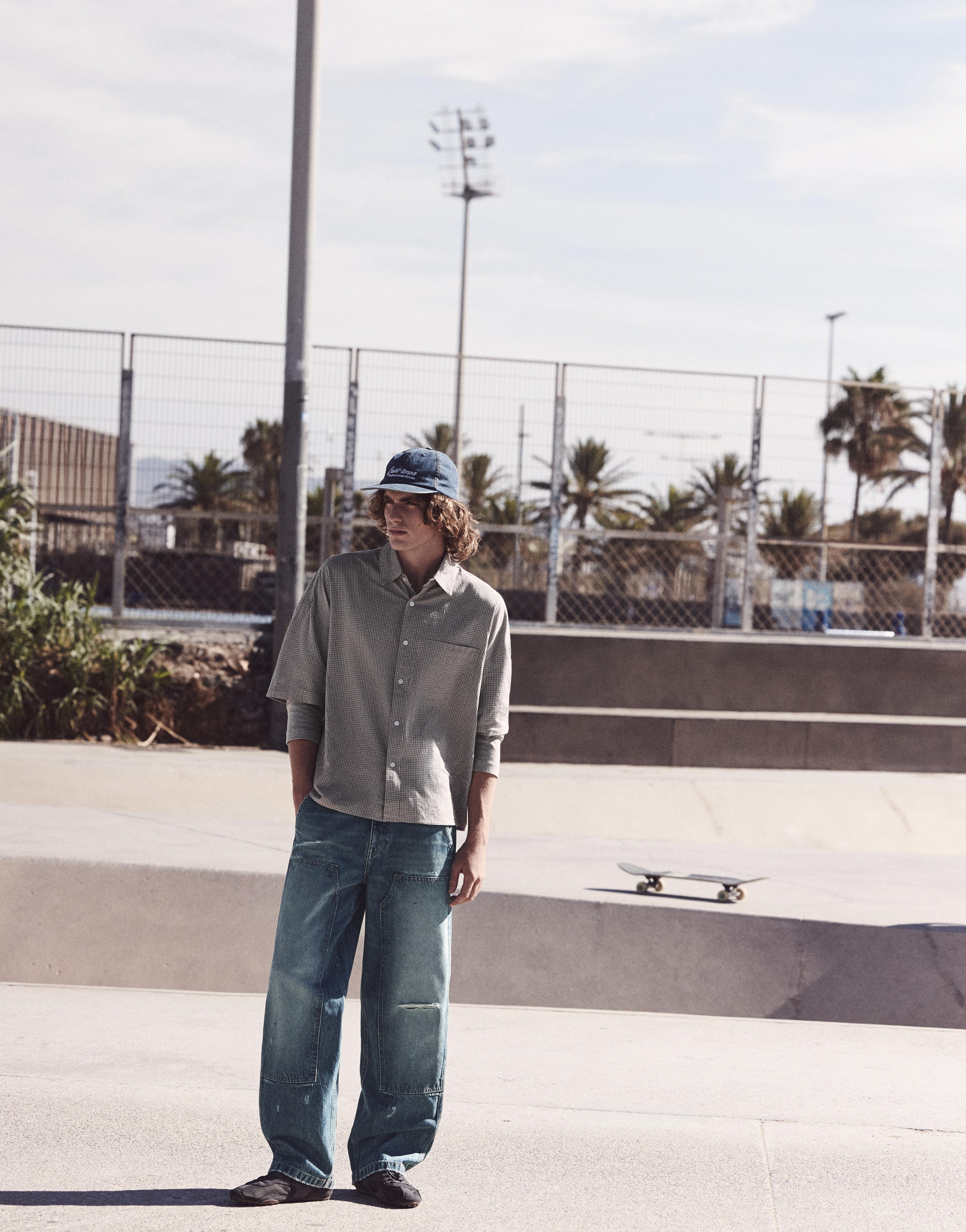 Baggy jeans — Medium blue