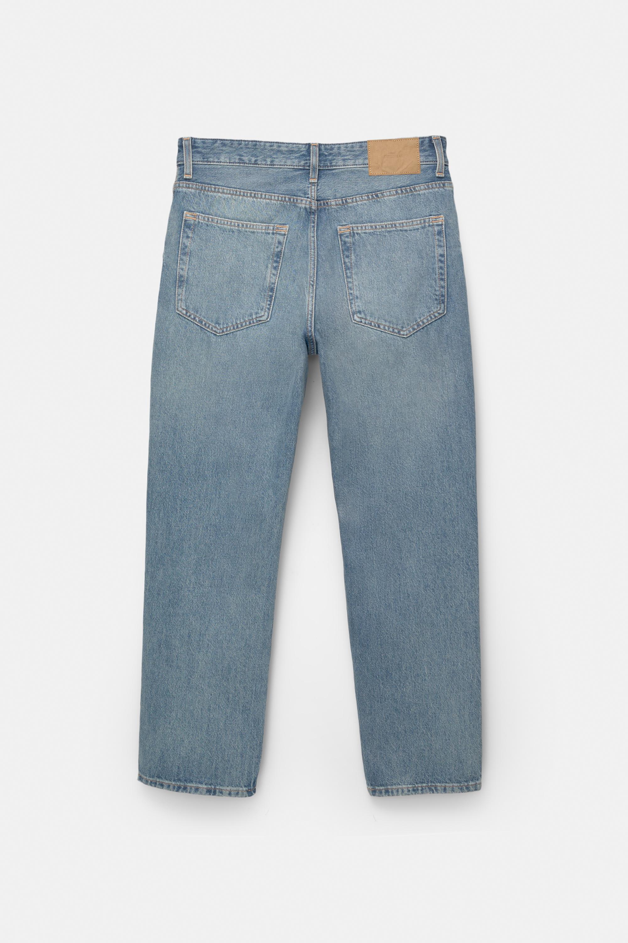 Straight-leg jeans — Medium blue