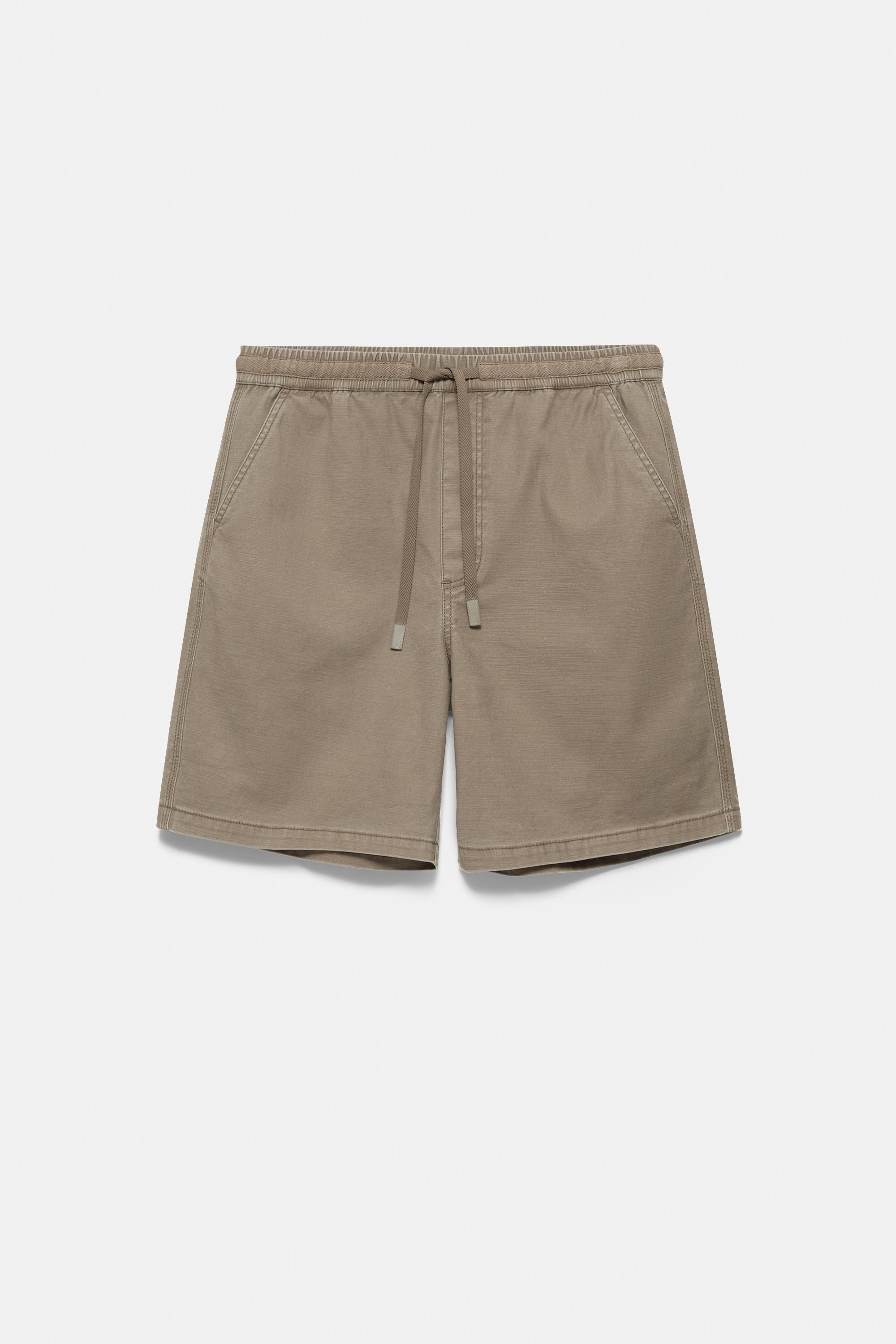 Bermuda sweat shorts — Khaki