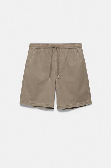 Bermuda sweat shorts — Khaki 6