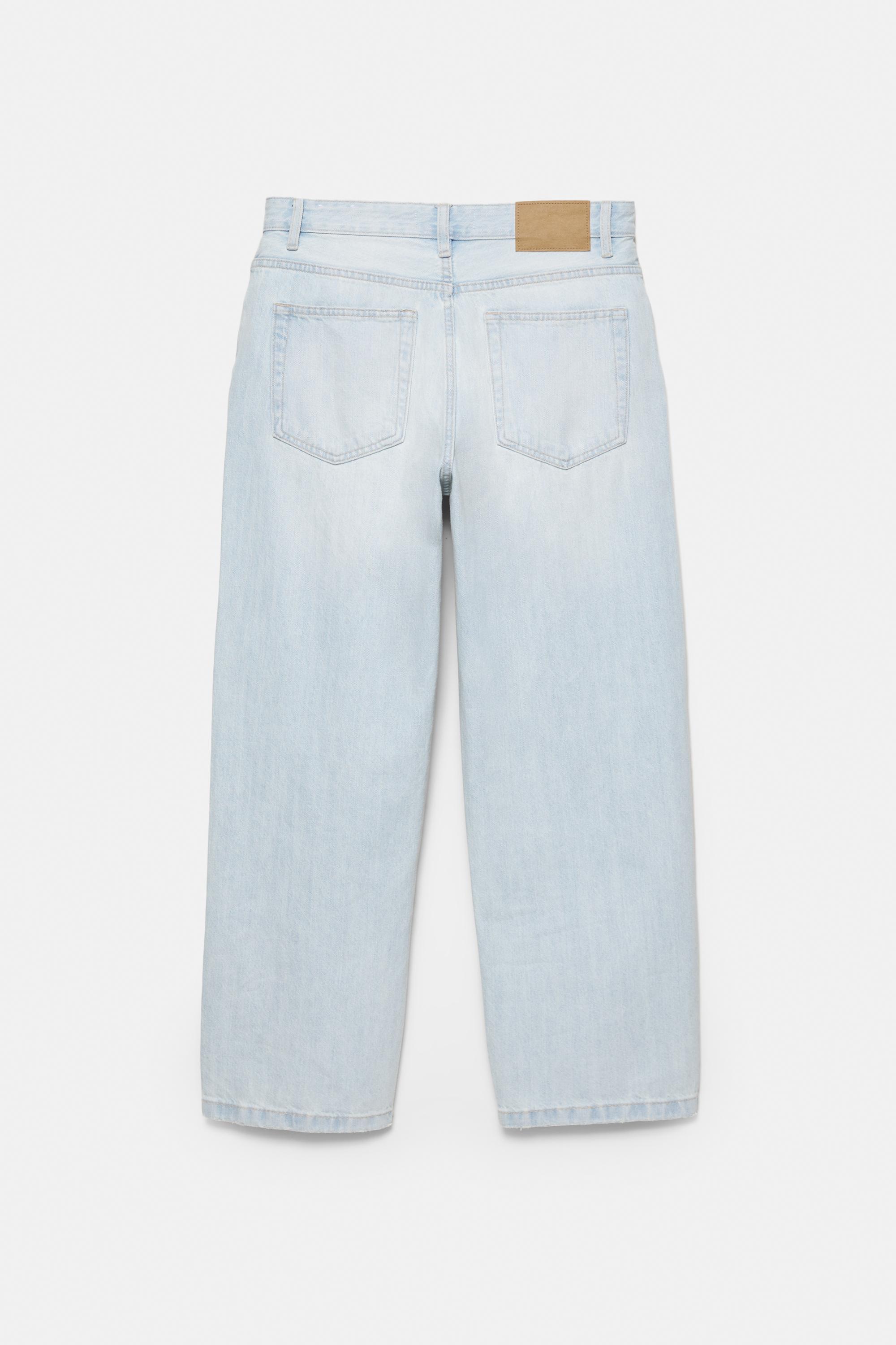 Straight-leg jeans — Pale indigo