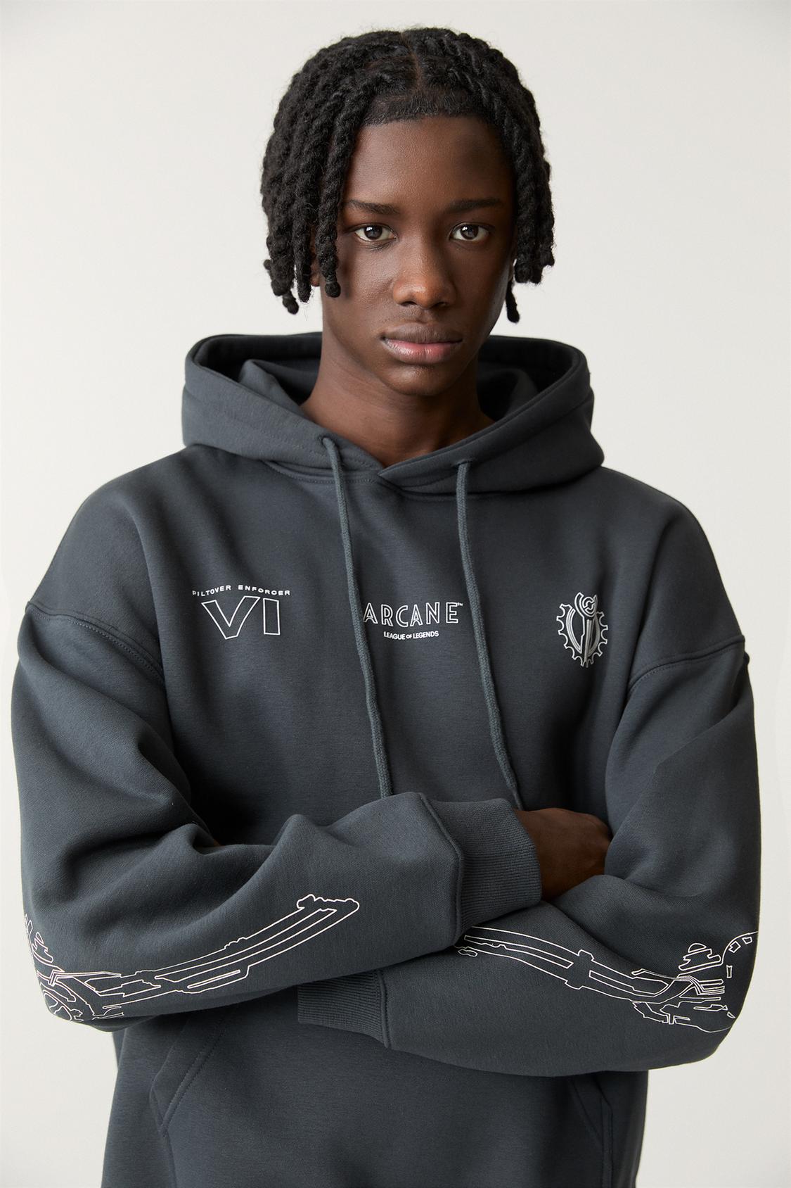 Original Pull And Bear Basic Hoodie Zipper Pull Bear Sweatshirt