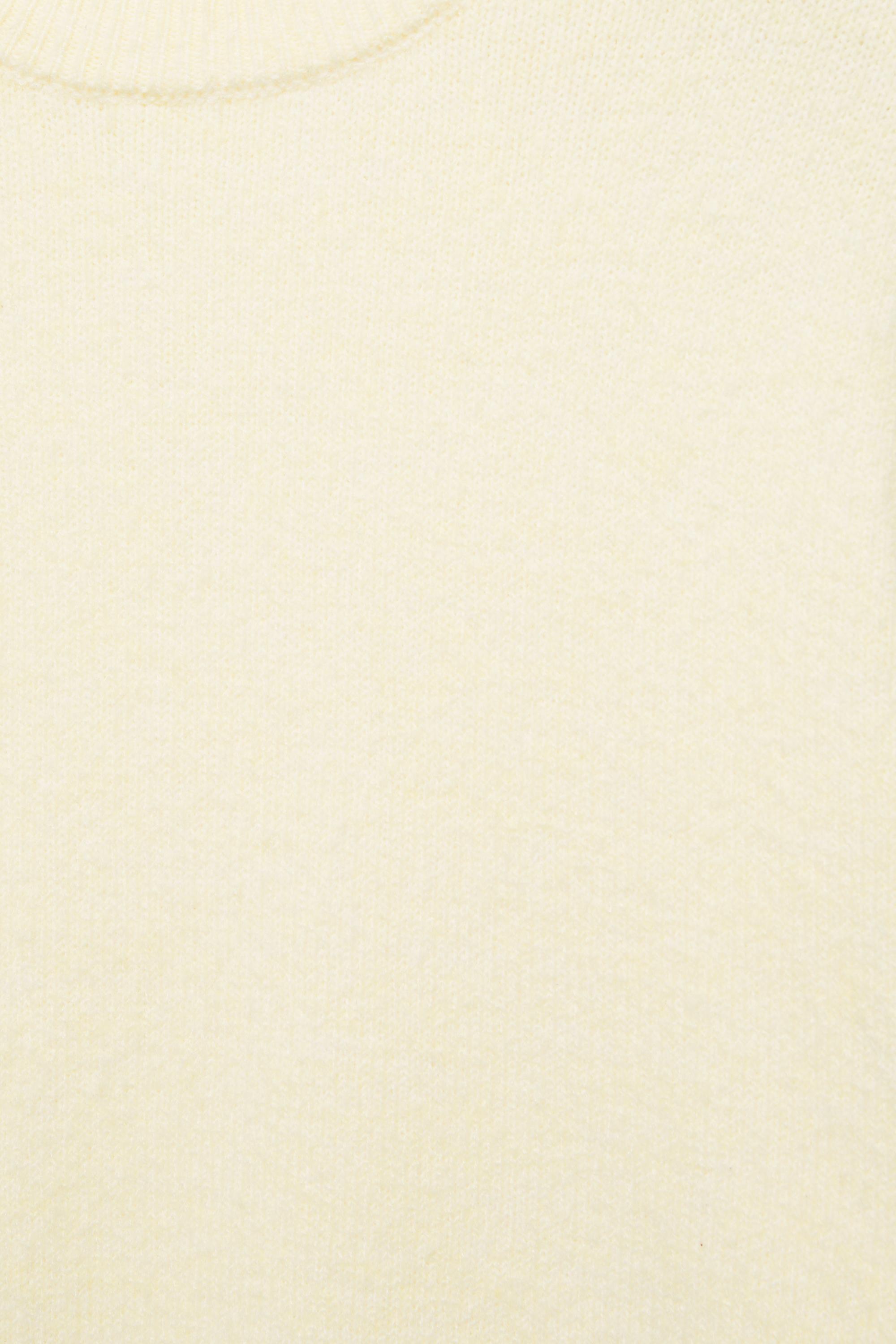 Round neck jumper — Yellow