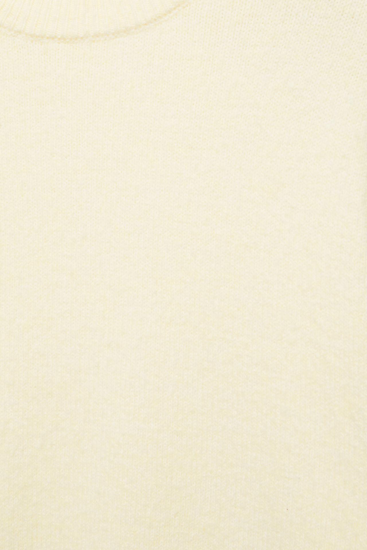 Round neck jumper — Yellow