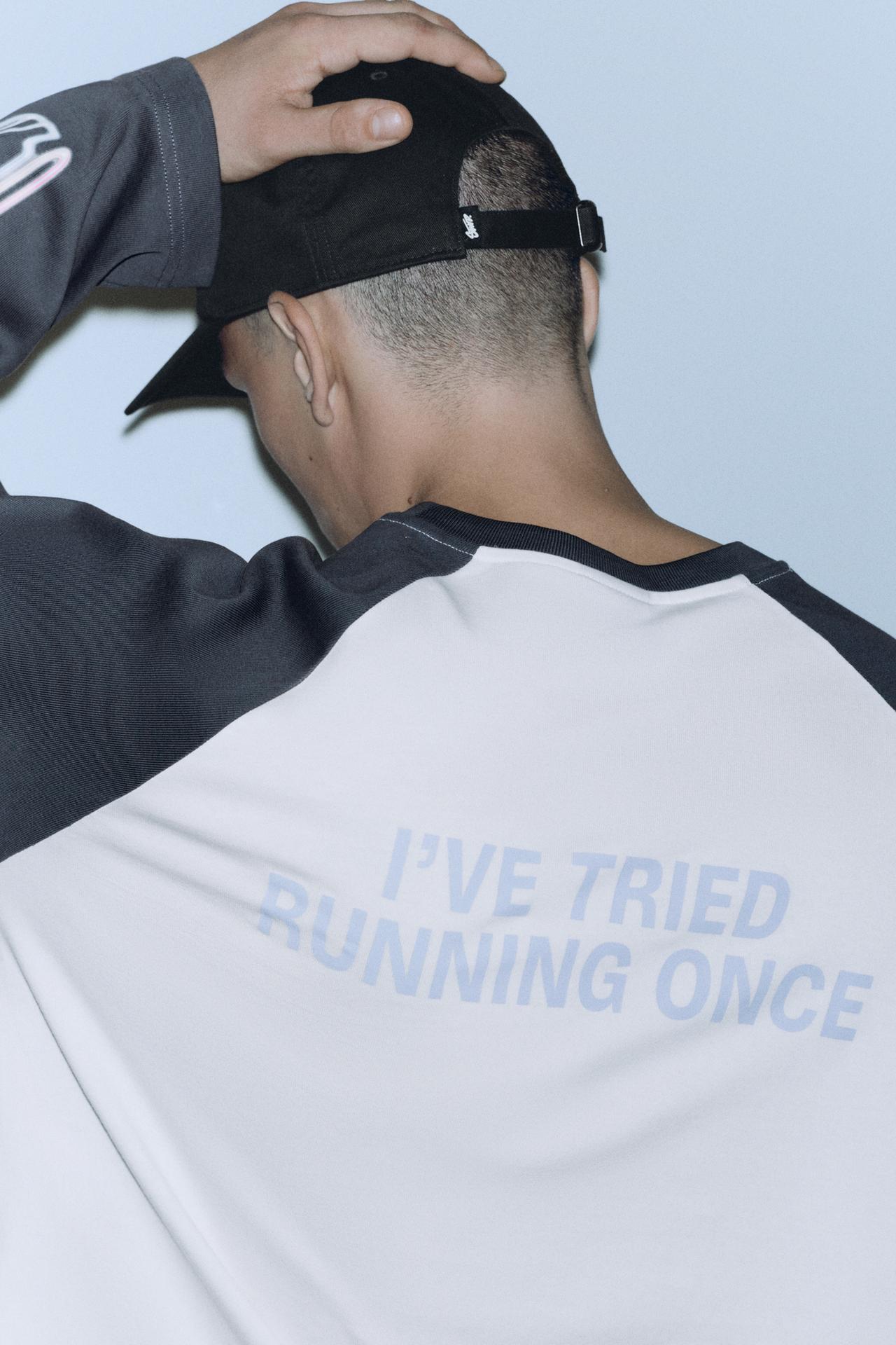 STWD raglan sleeve T-shirt — Off white