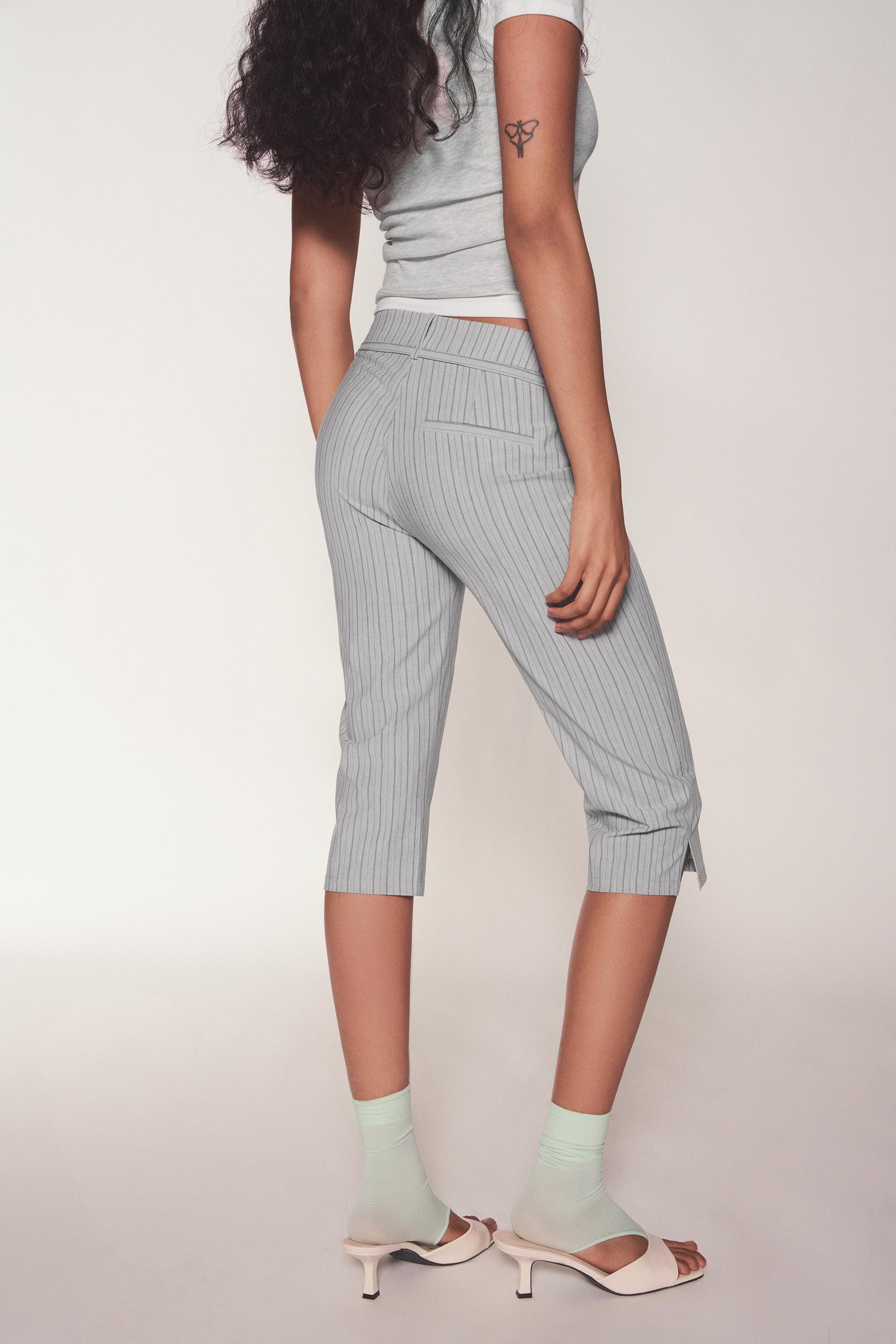 Striped capris — Striped