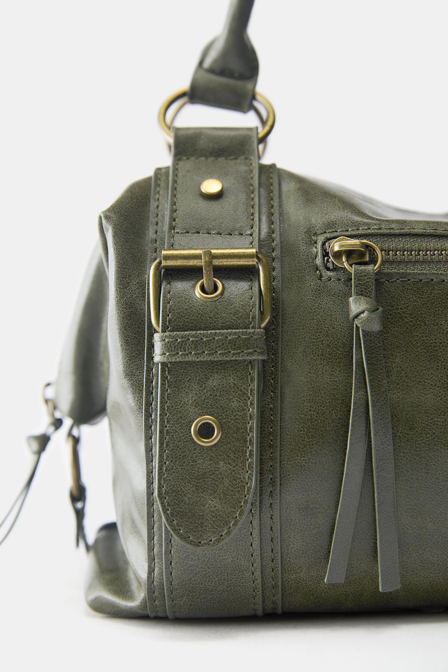 Tokalı omuz çantası - Görsel 6