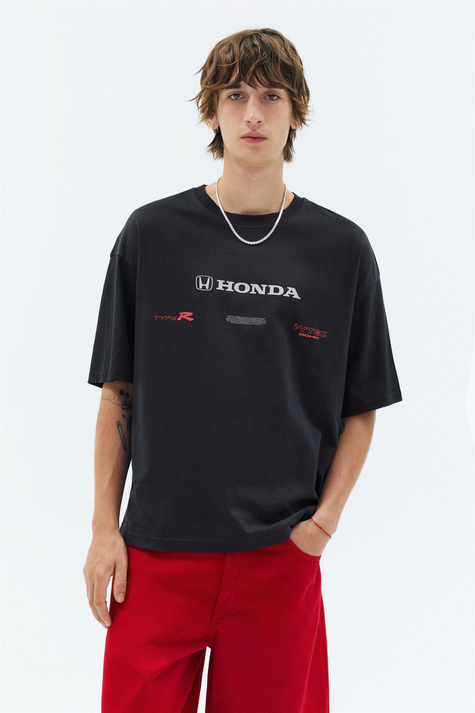 Honda Civic Graphic T-shirt — Anthracite grey