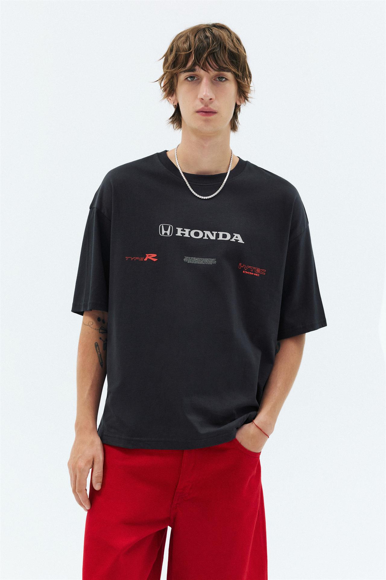 Honda Civic Graphic T-shirt — Anthracite grey