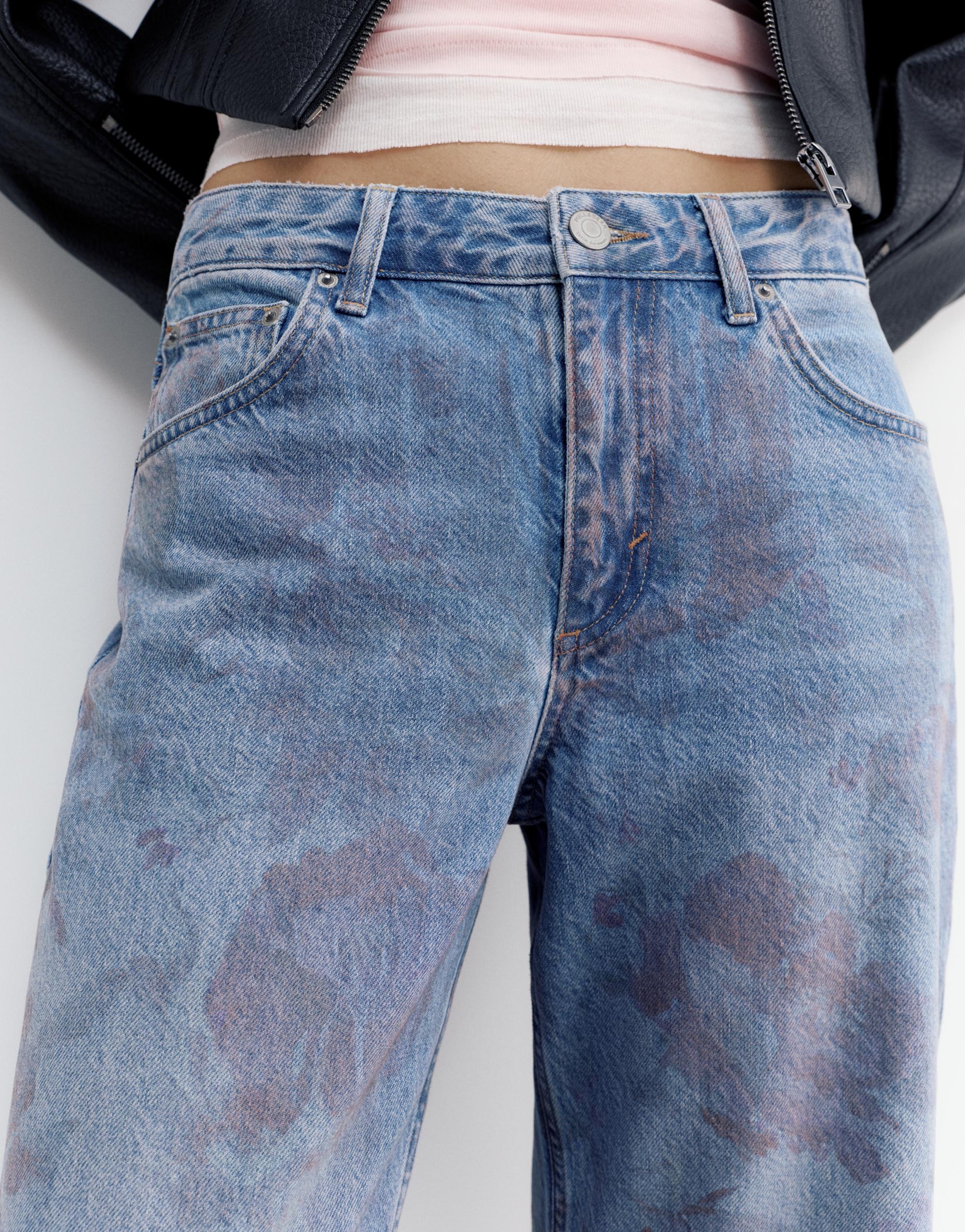 Çiçekli baggy jean - Görsel 26