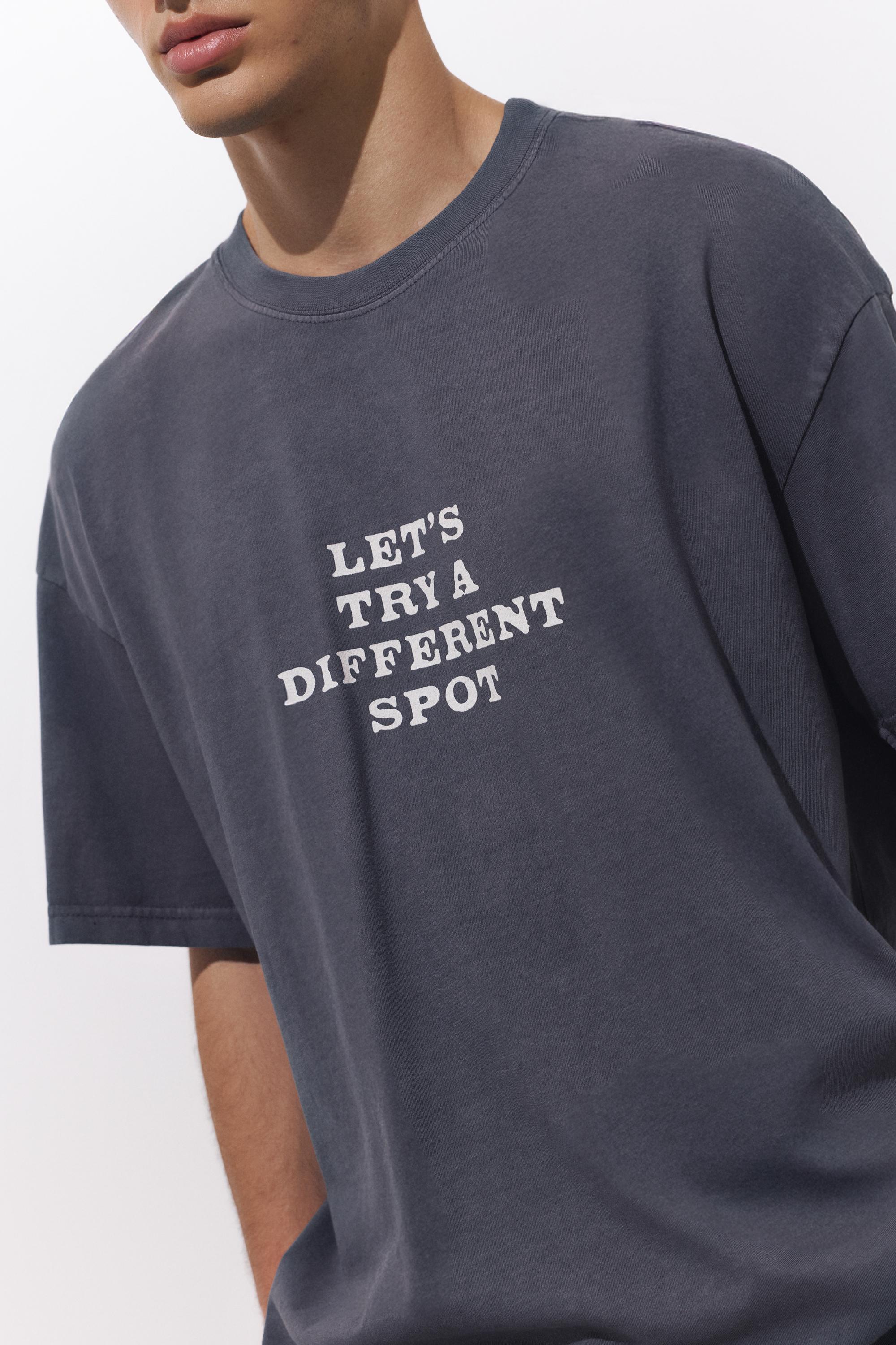 Dalış grafik baskılı t-shirt - Görsel 11