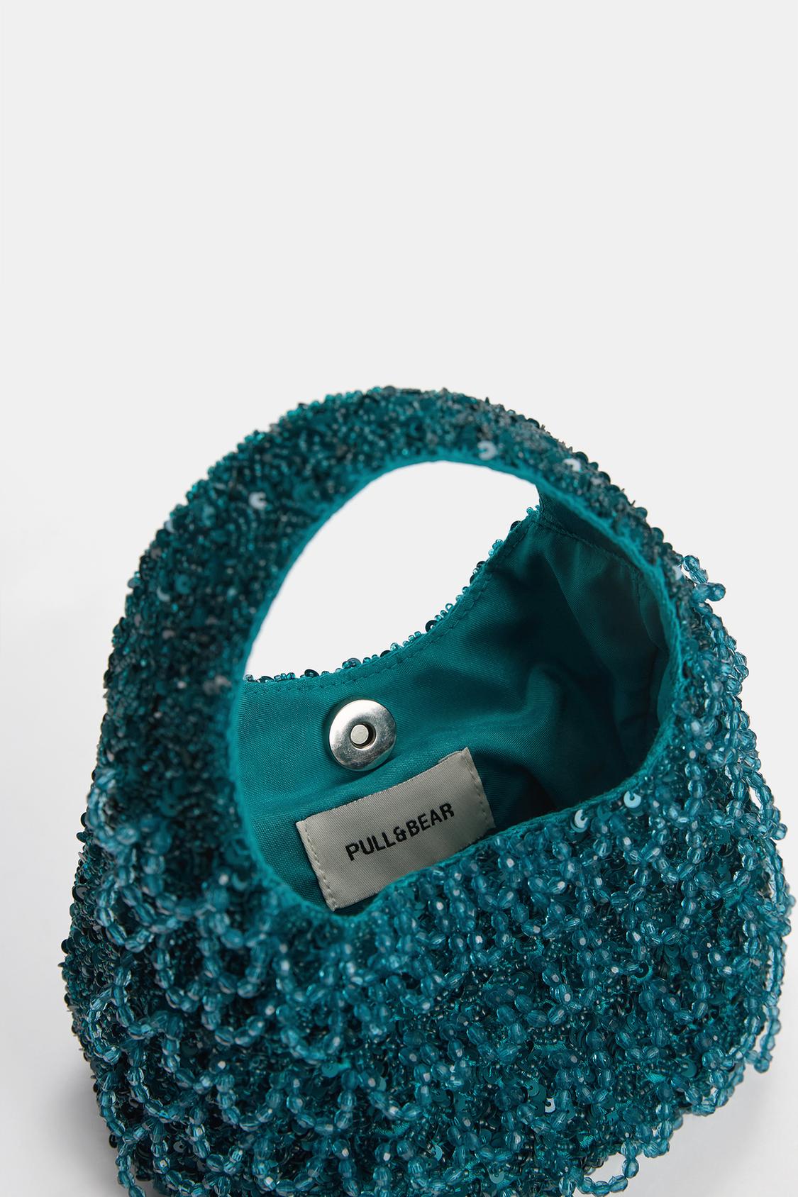 Beaded mini handbag - PULL&BEAR