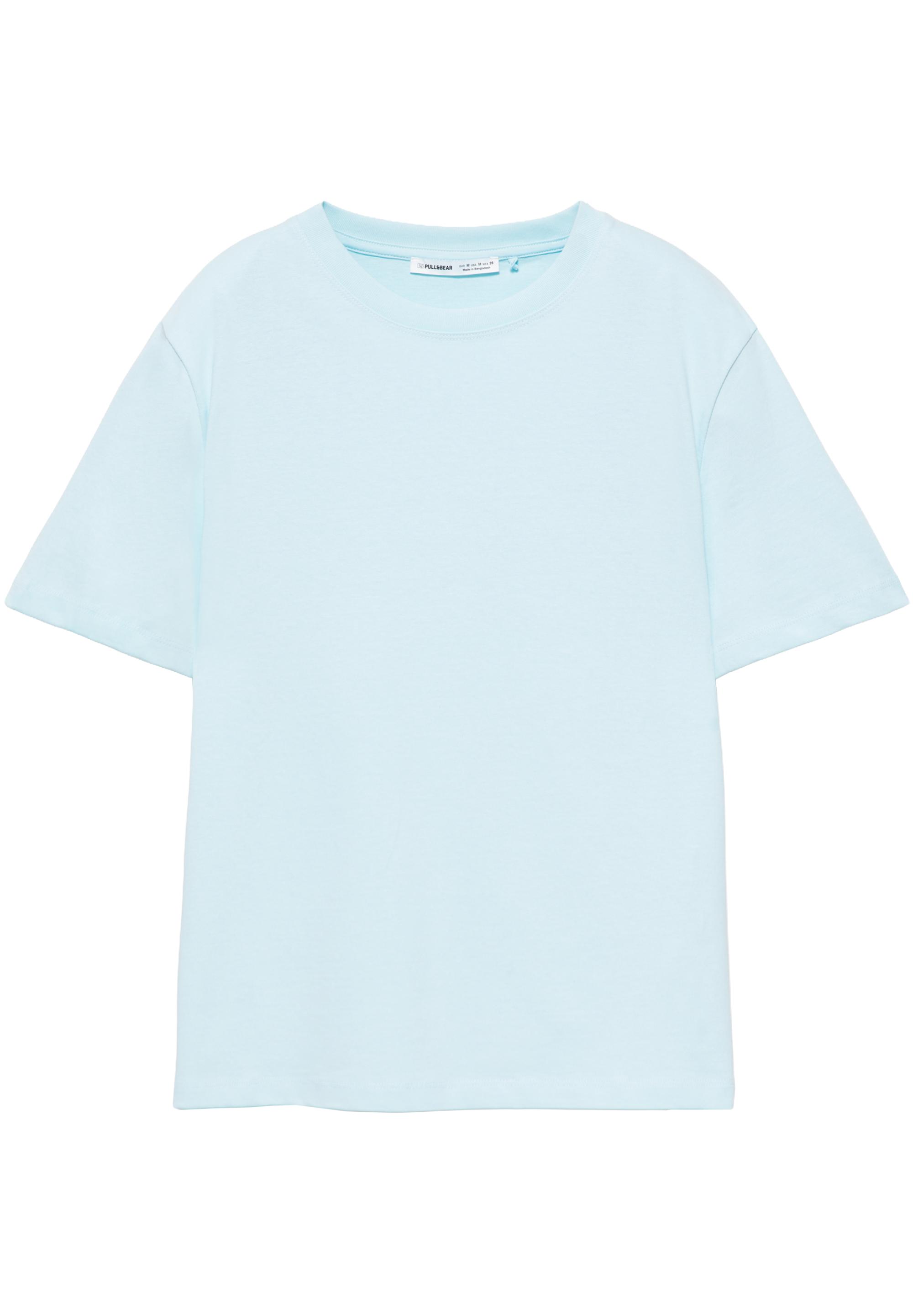 Short sleeve T-shirt 100% cotton — Pale blue