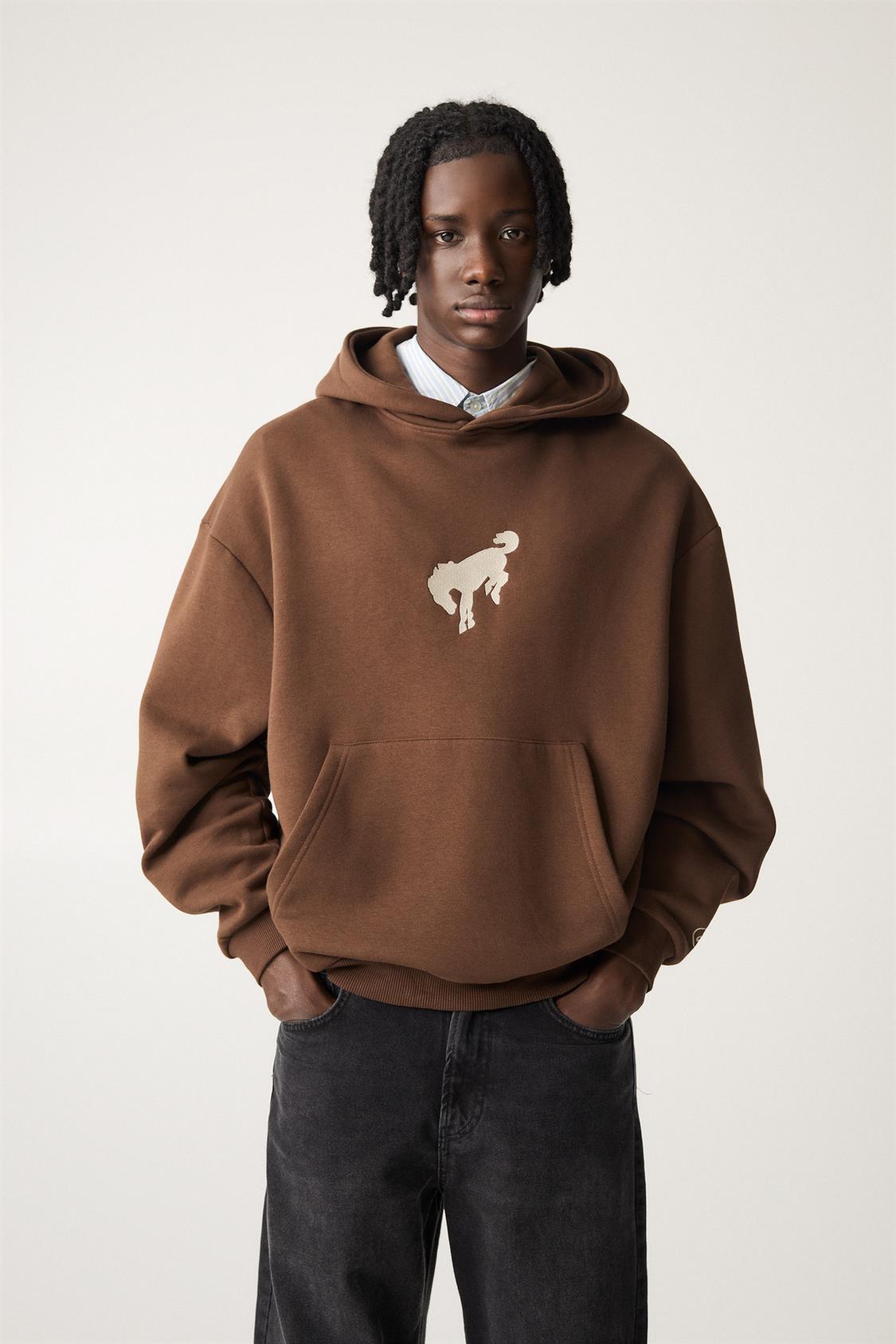 Hoodie Kangourou Pull And Bear O Masculin Veste Kangourou Pull And