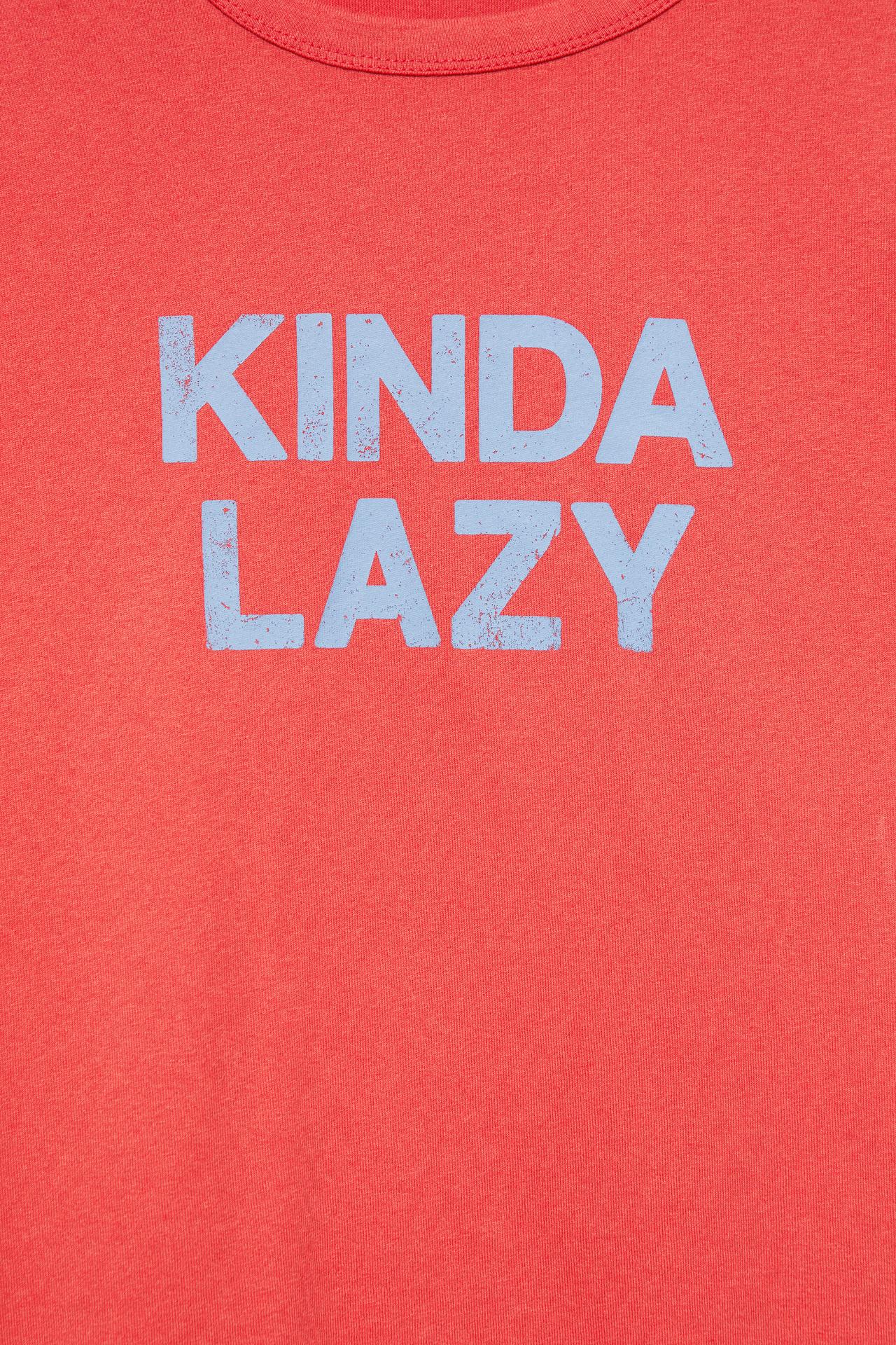 Red graphic T-shirt — Red