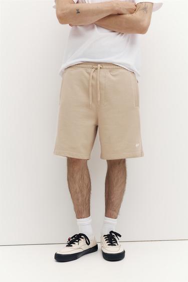 STWD jogger Bermuda shorts — Sand 3