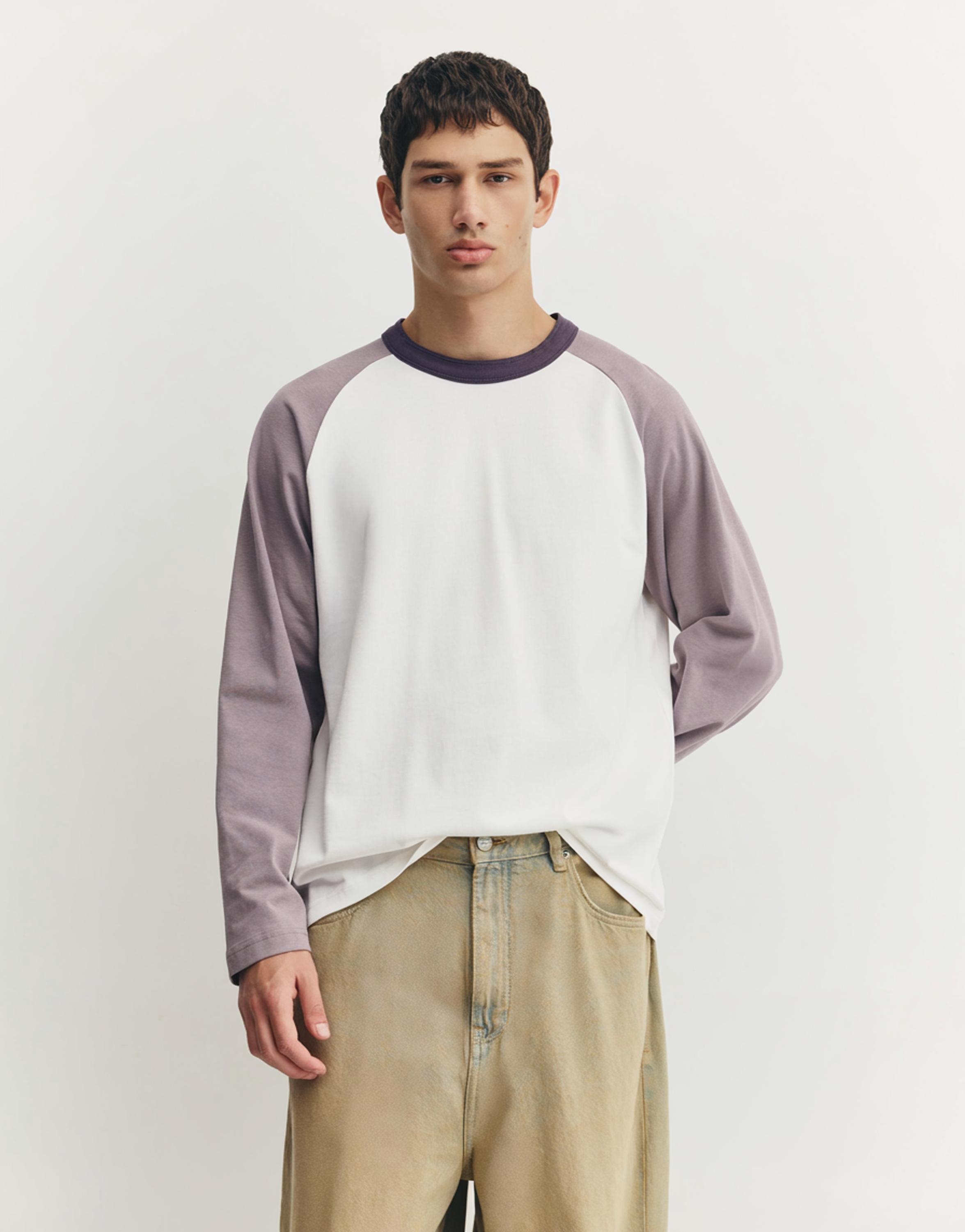 Reglan kol uzun kollu t-shirt - Görsel 29