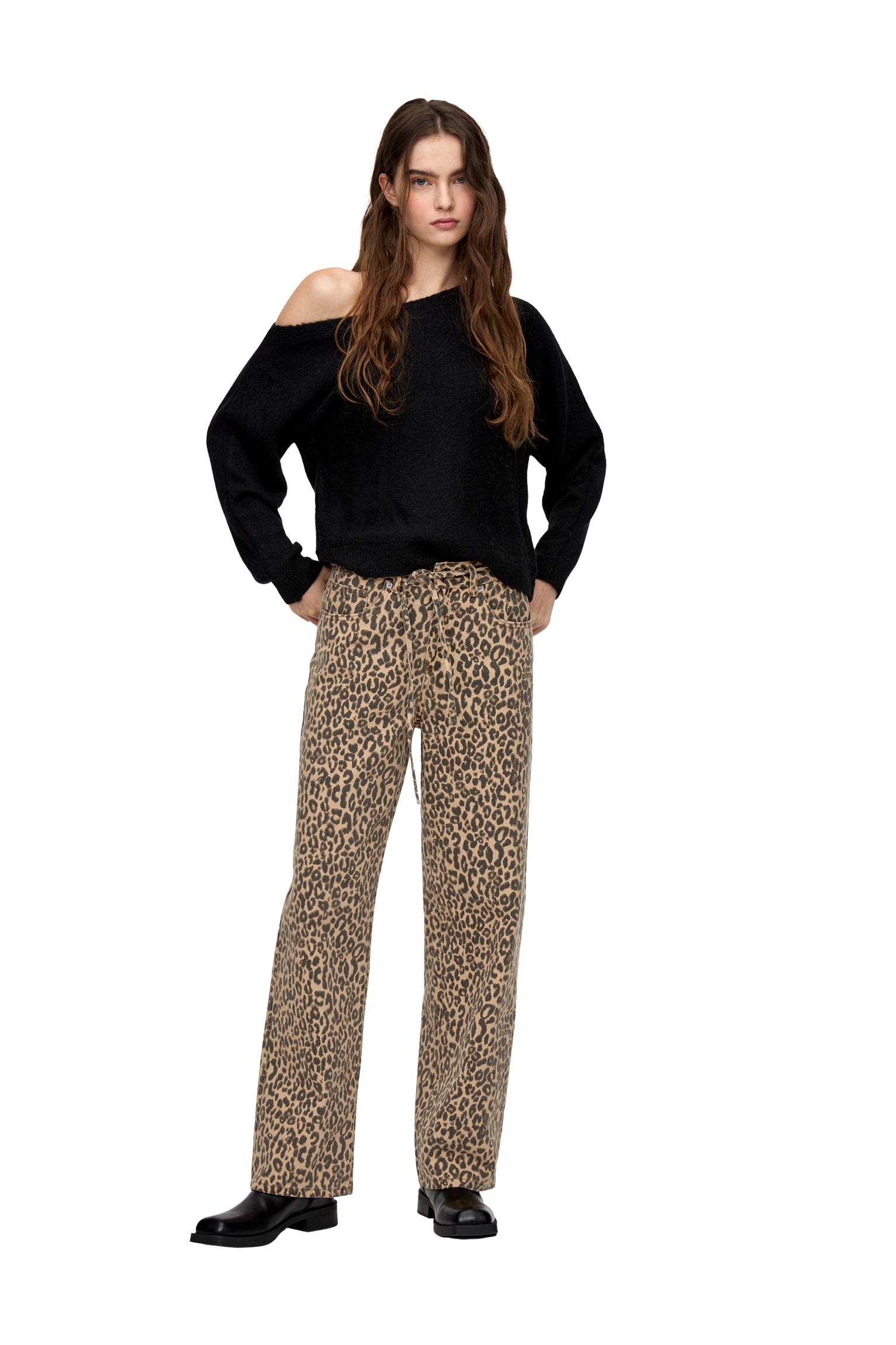 Leopar desenli baggy jean_13