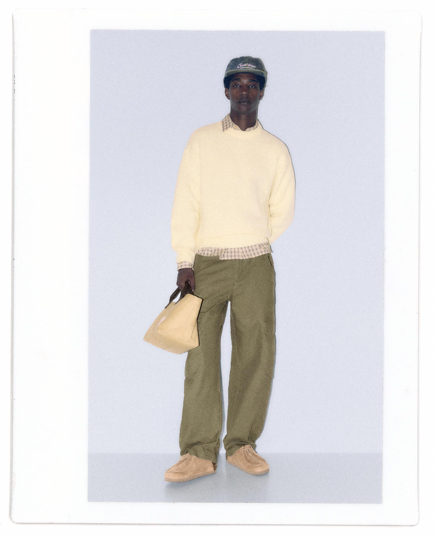 Barrel cargo trousers — Khaki