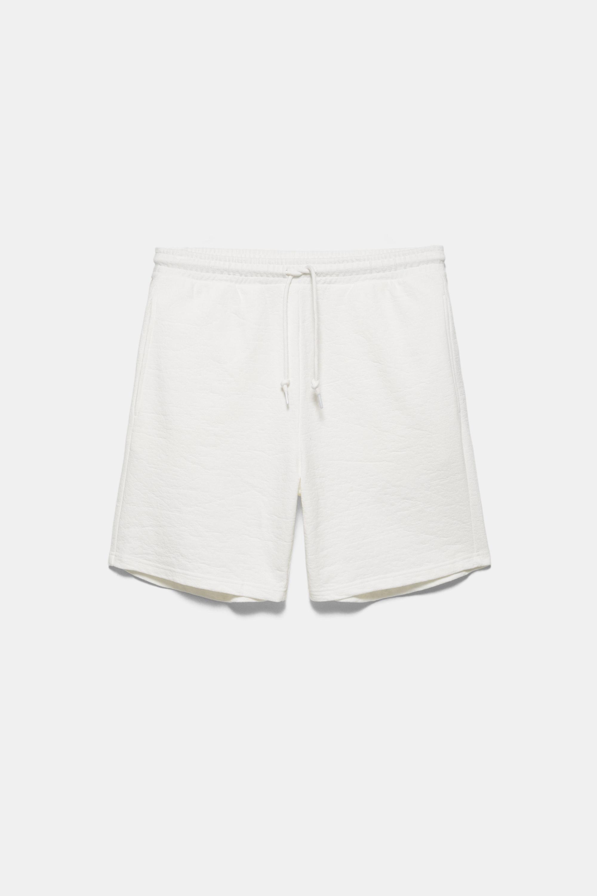 Kumaş dokulu jogger bermuda - Görsel 2