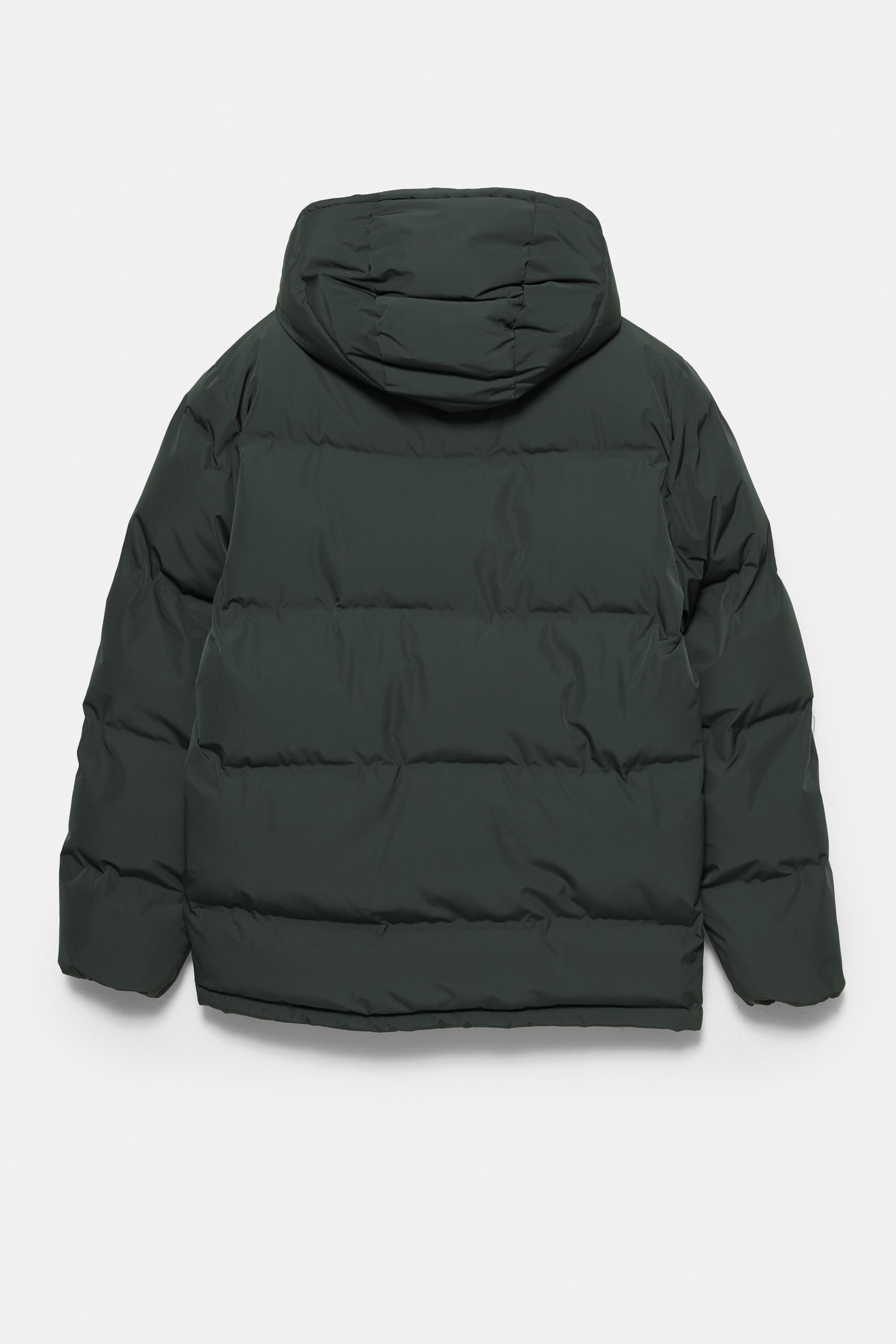 Kapüşonlu, ısıyla mühürlenmiş şişme ceket - Görsel 32