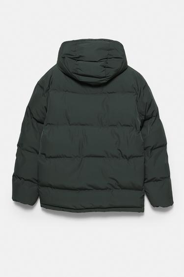 Heat-sealed quilted jacket with hood — Bottle 6
