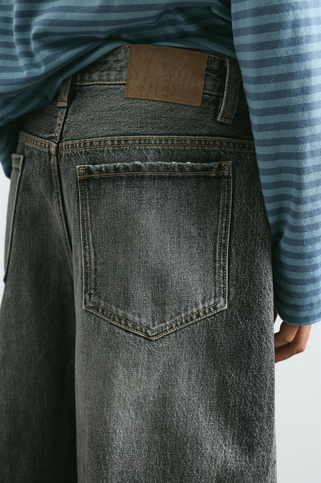 Baggy balloon jeans — Dark grey