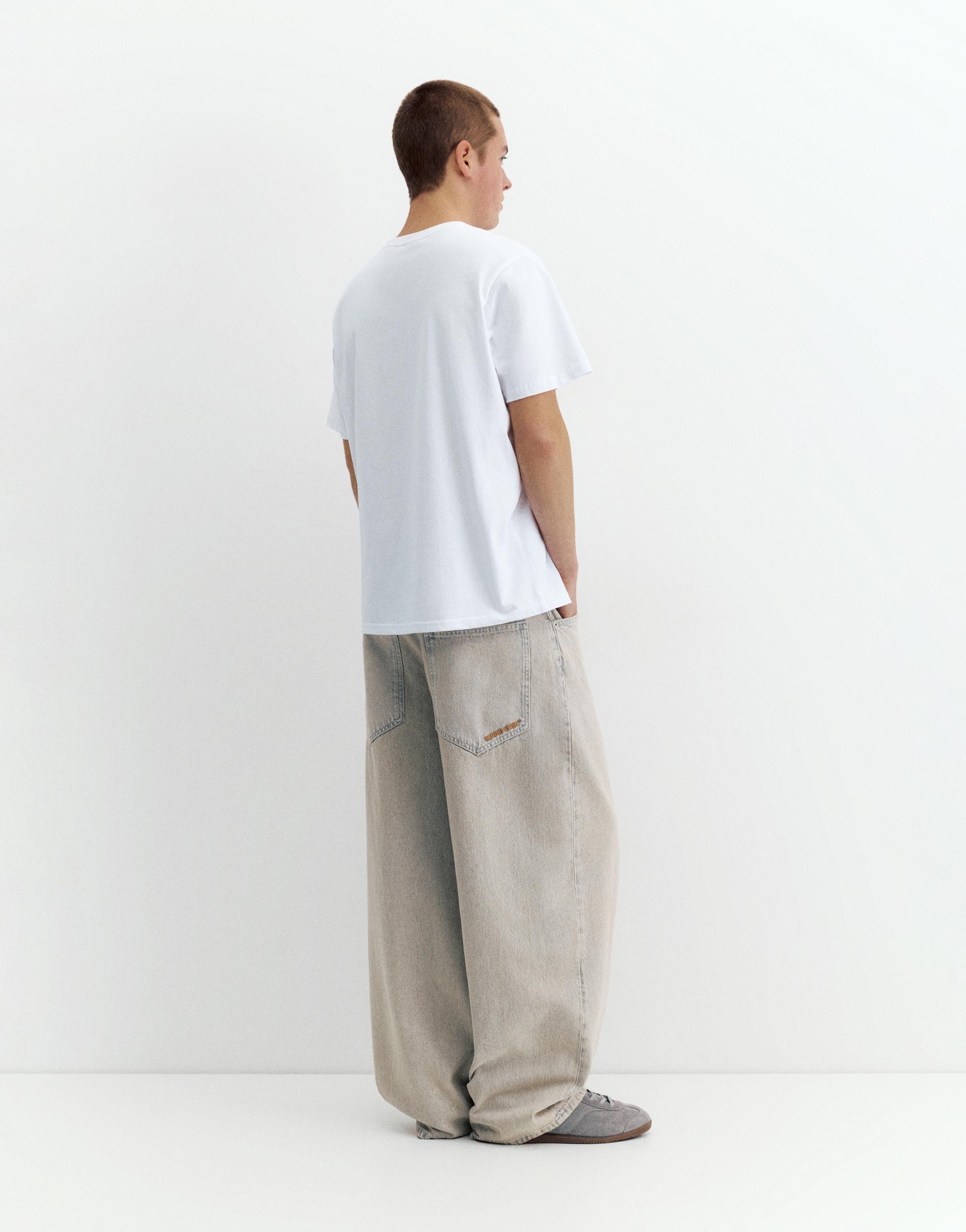 Embroidered logo T-shirt — White