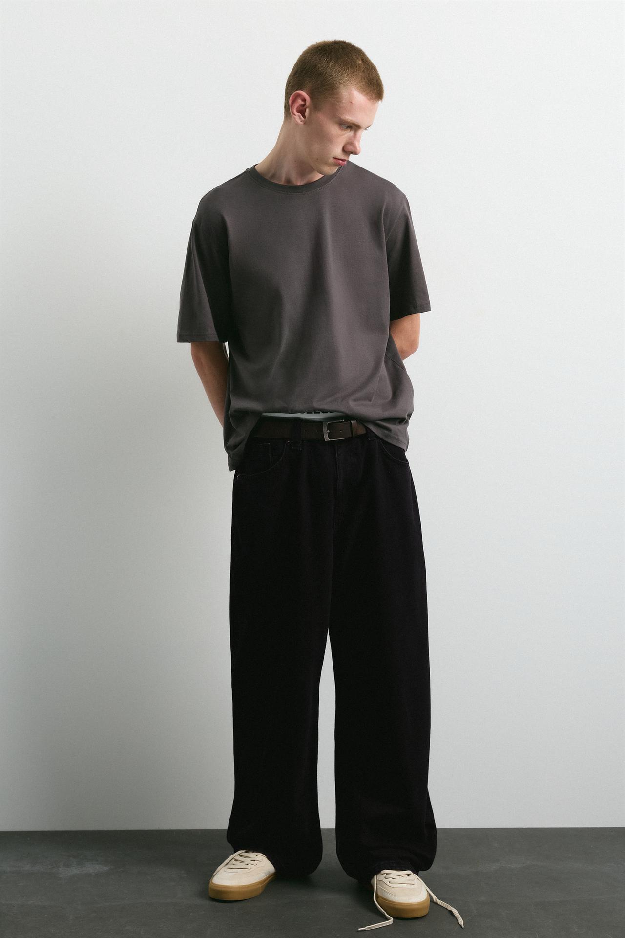 Baggy relaxed fit jeans — Black