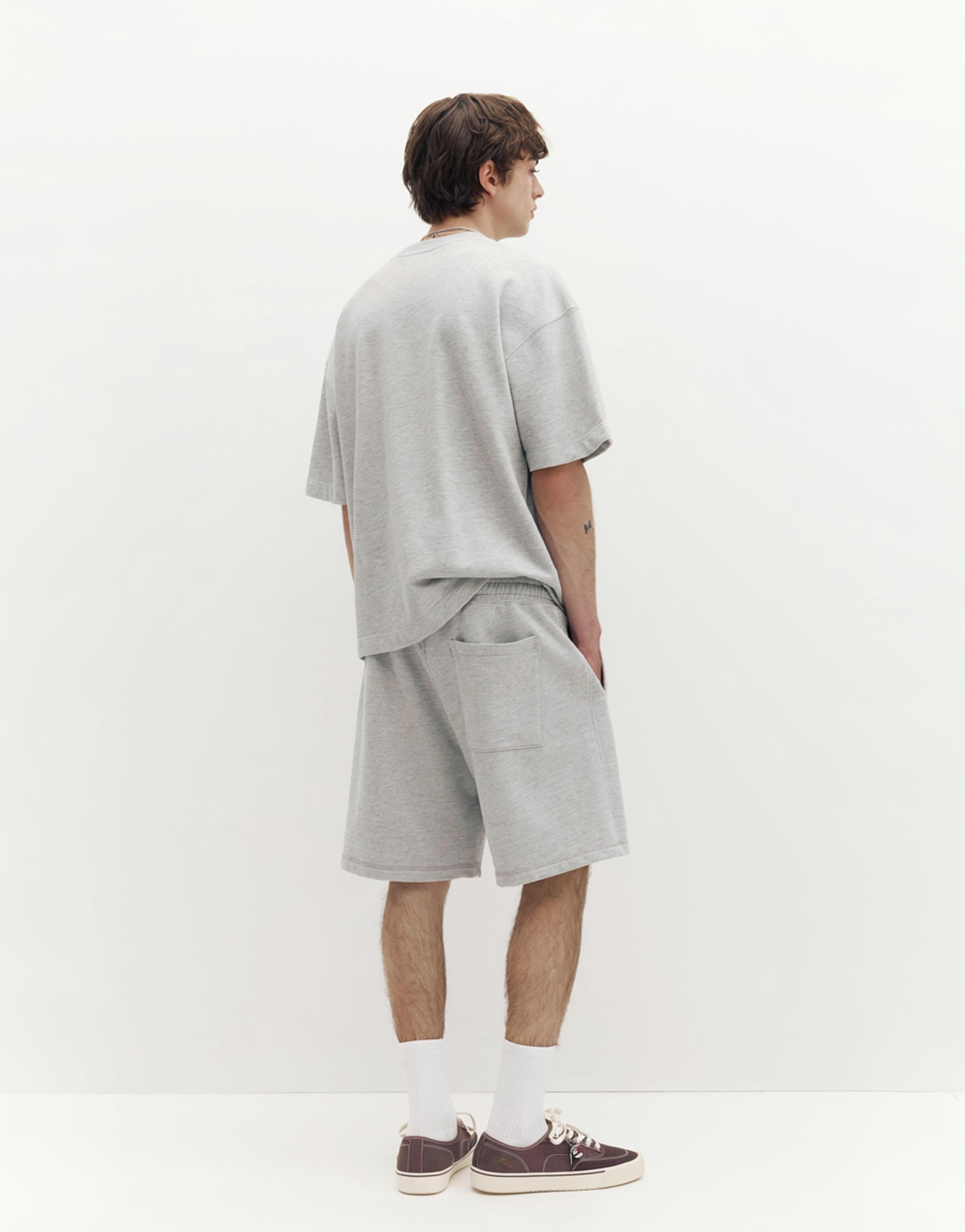 Logolu jogger bermuda şort - Görsel 95