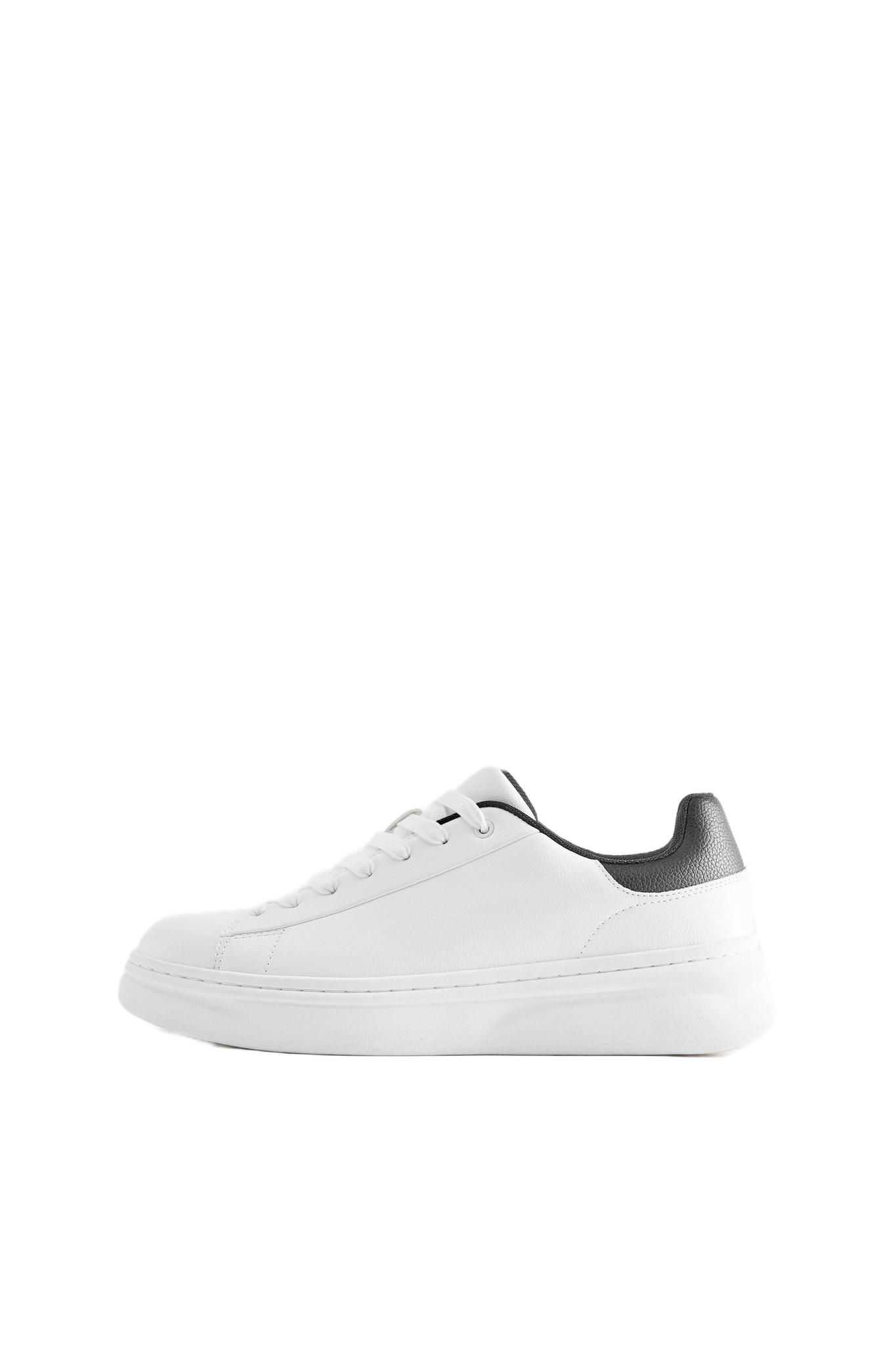 Chunky sole trainers — White (alternate view)