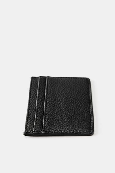 Textured card holder — Black 2