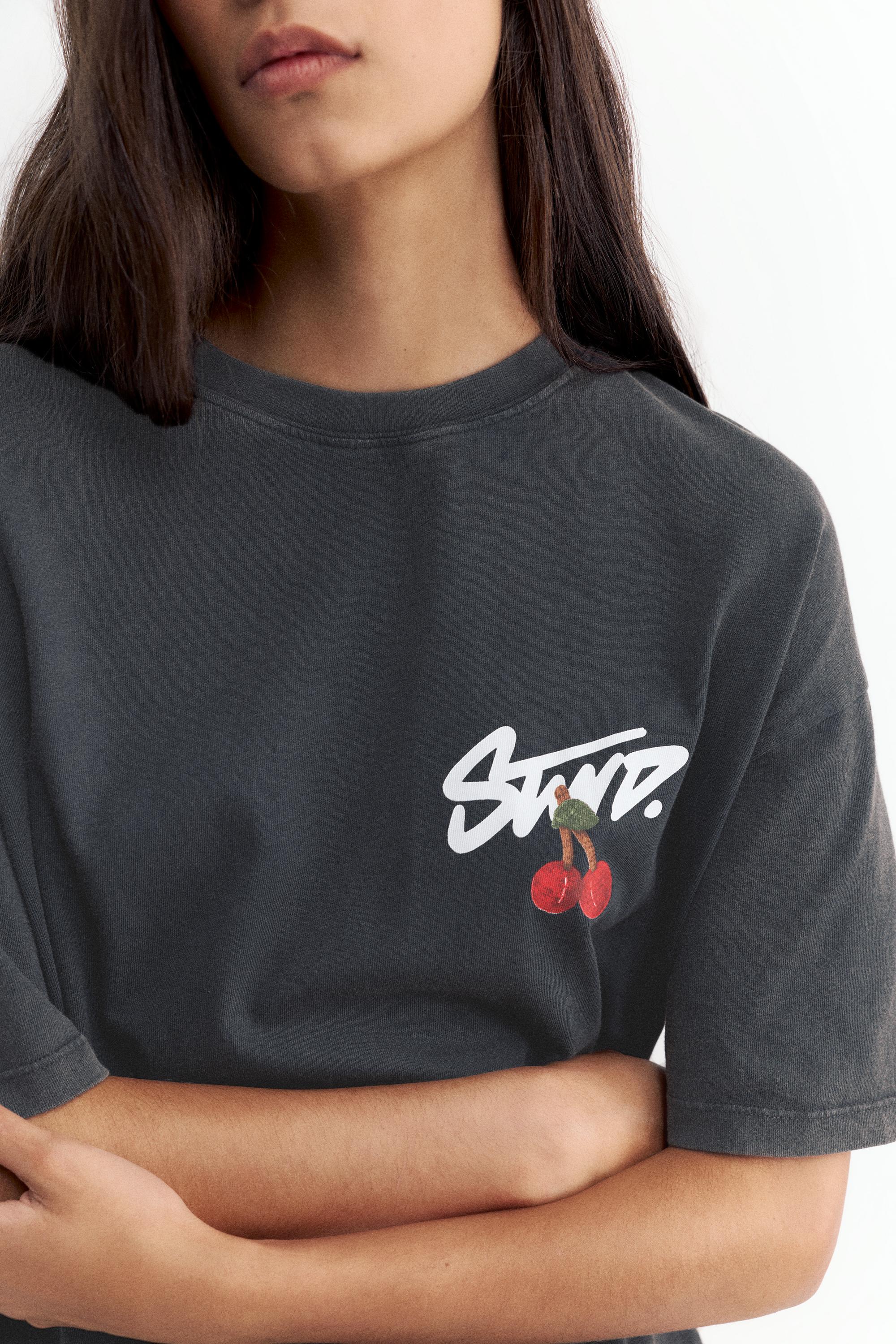 STWD graphic T-shirt — Grey