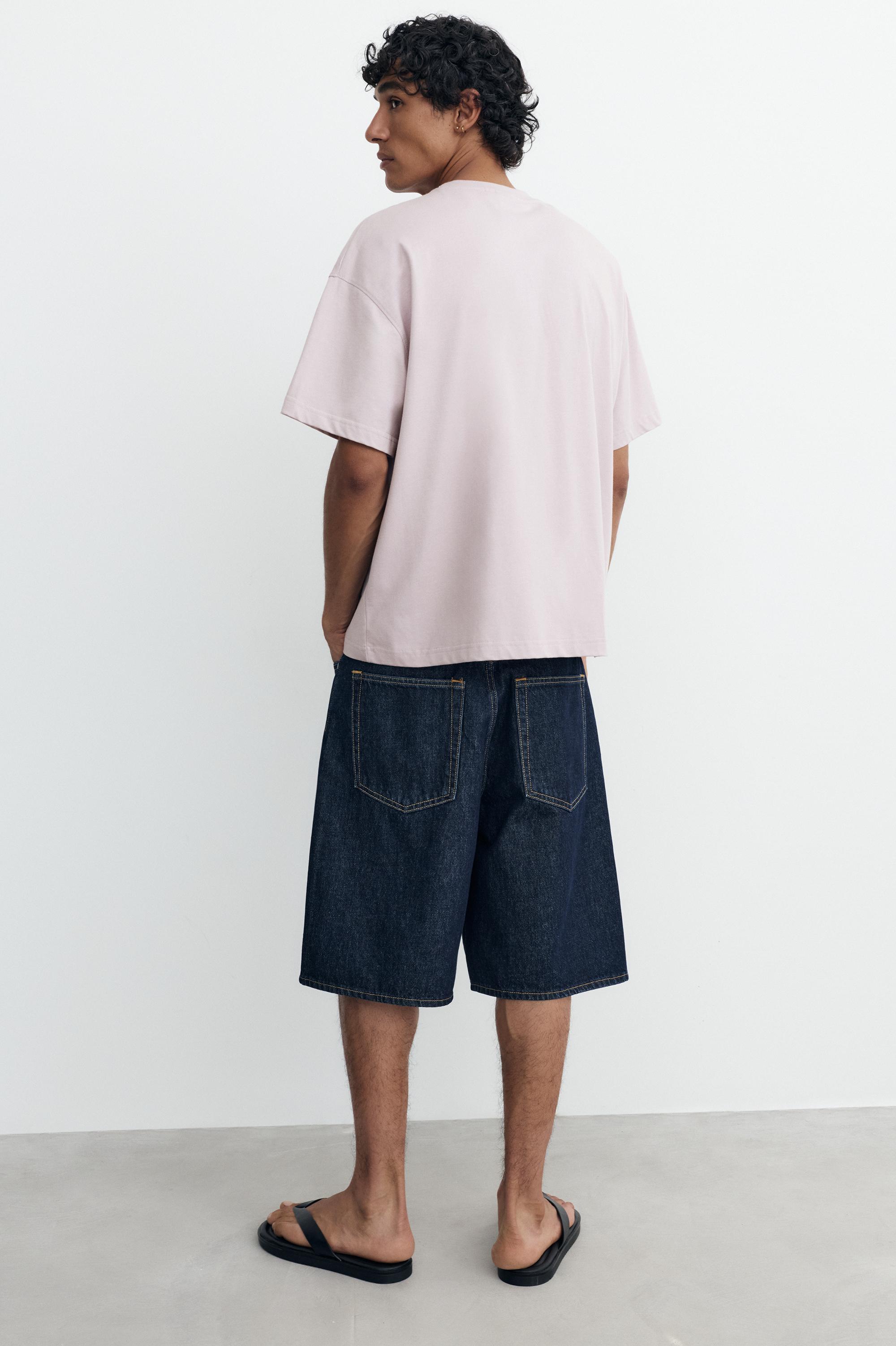 Boxy-fit graphic T-shirt — Lilac