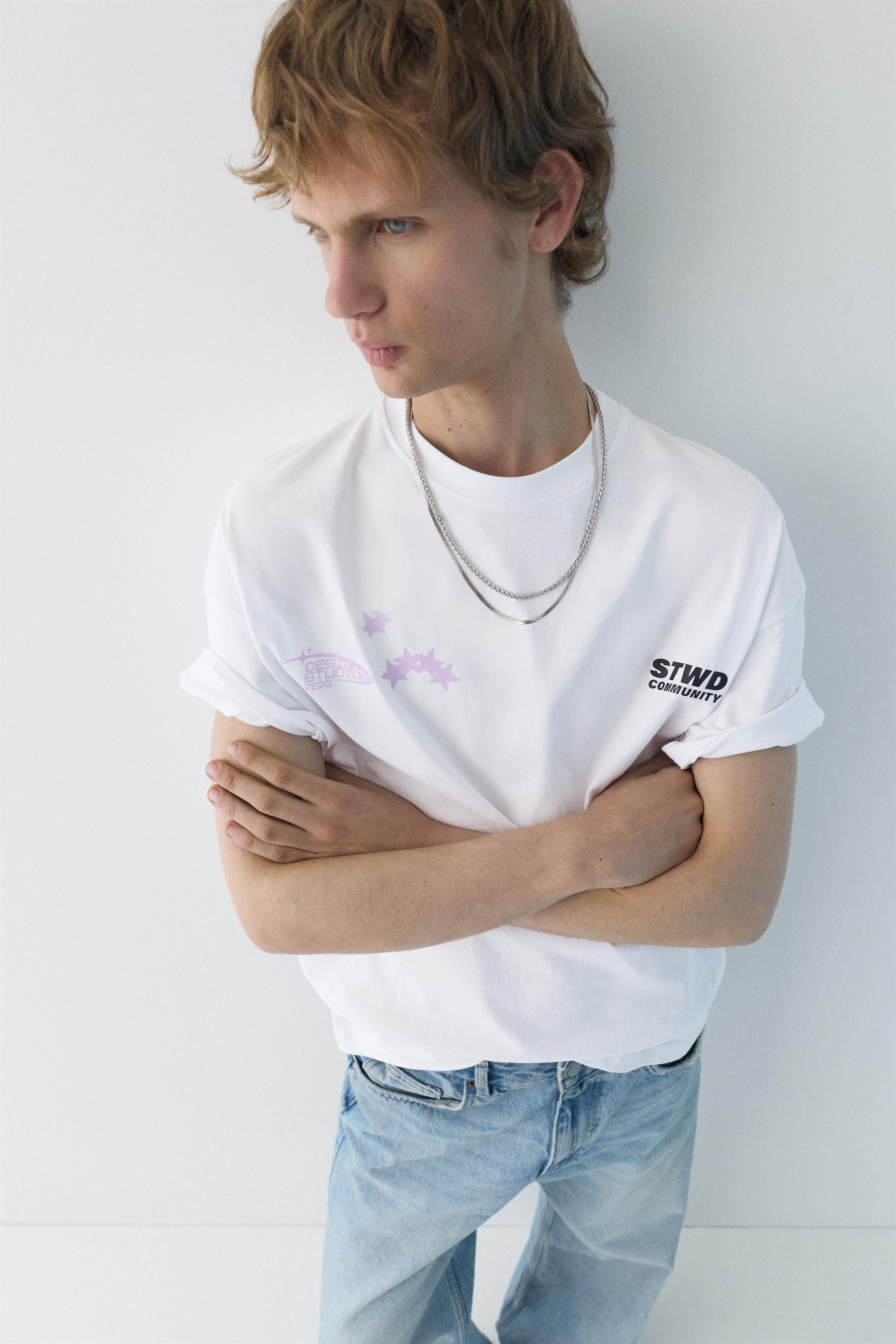 Beyaz STWD t-shirt - Görsel 6